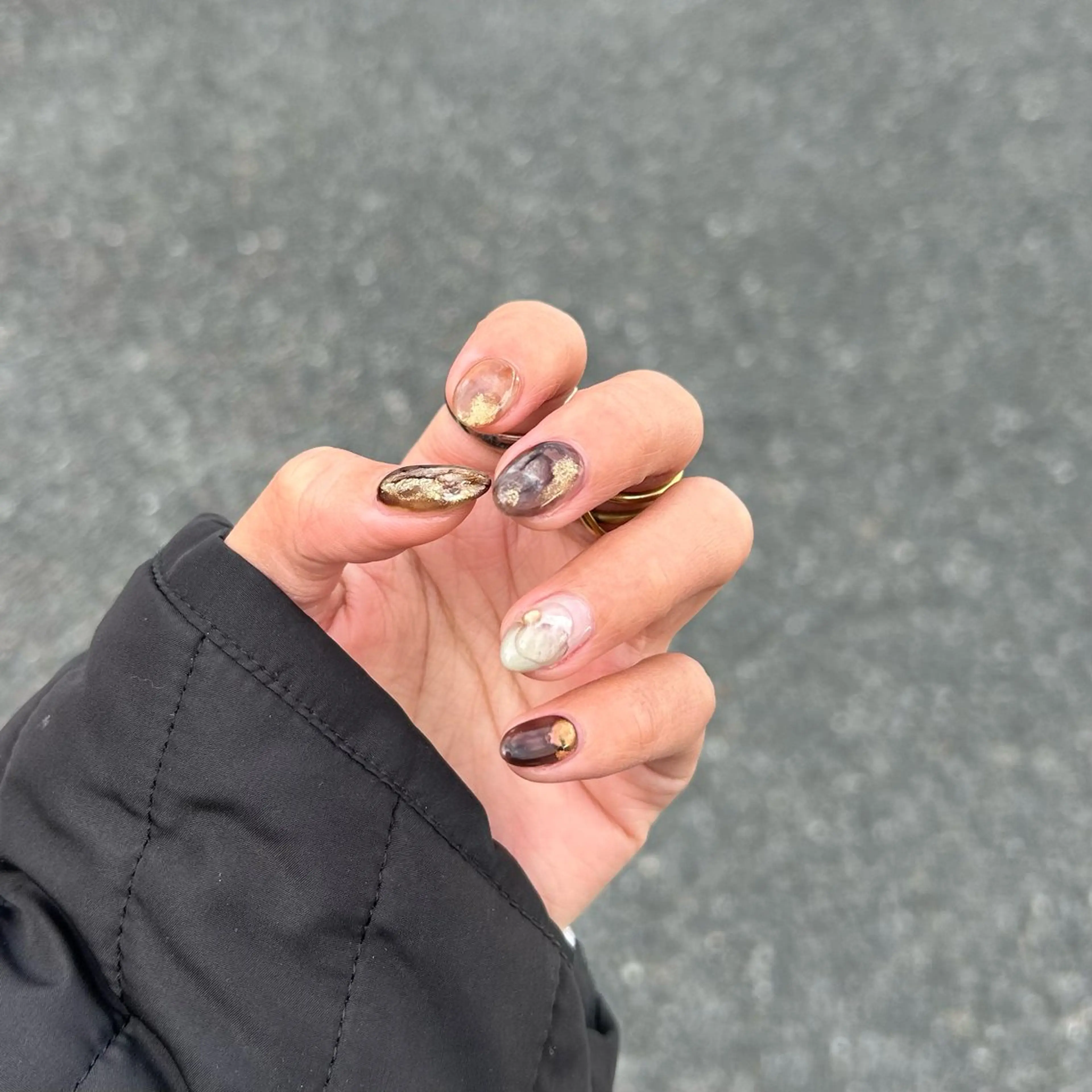 ネイル ニュアンスネイル ハンドネイル Lofinails ちひろのネイルデザイン