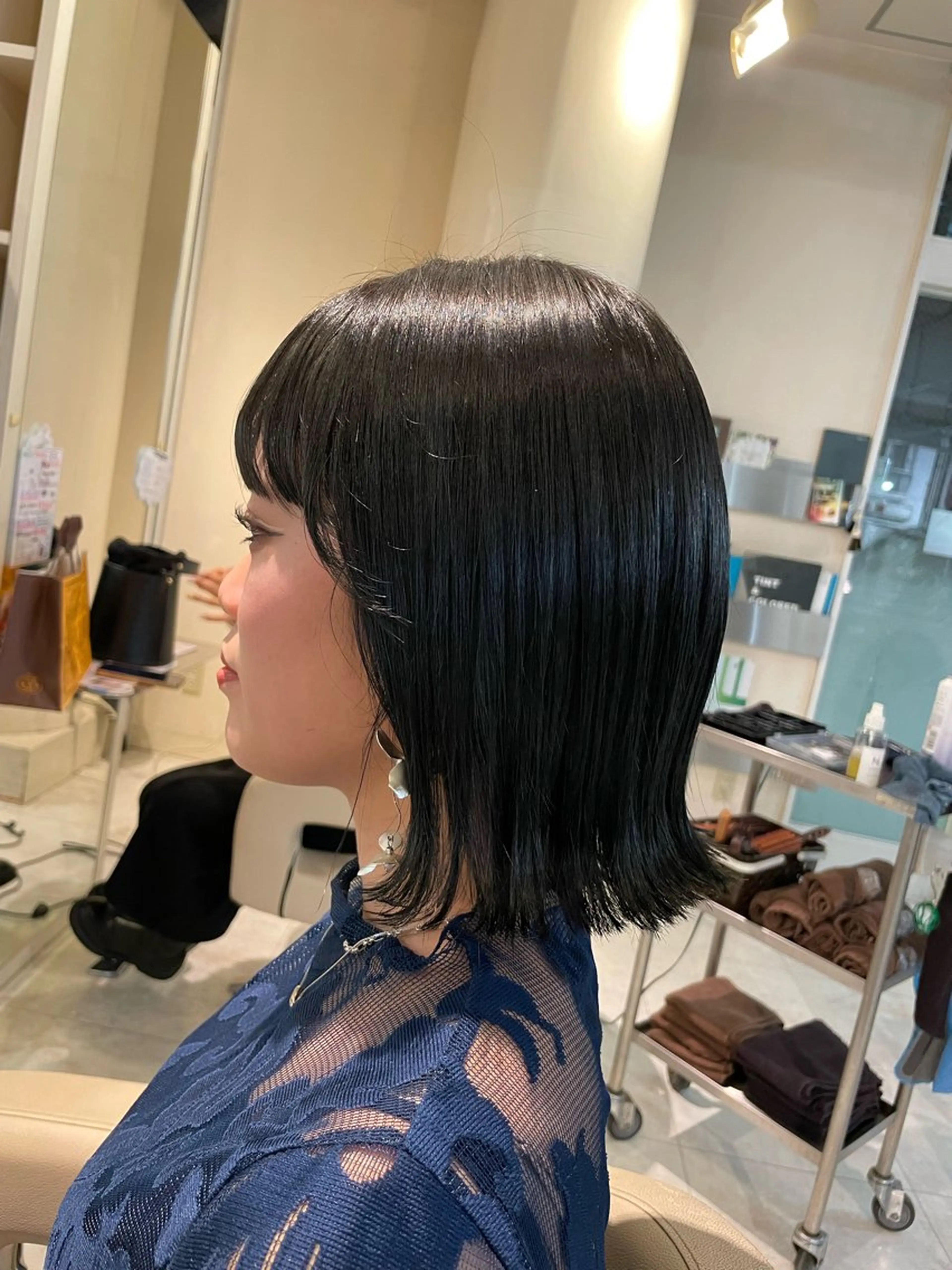 ミディアム カット 本田 卓也のヘアスタイル