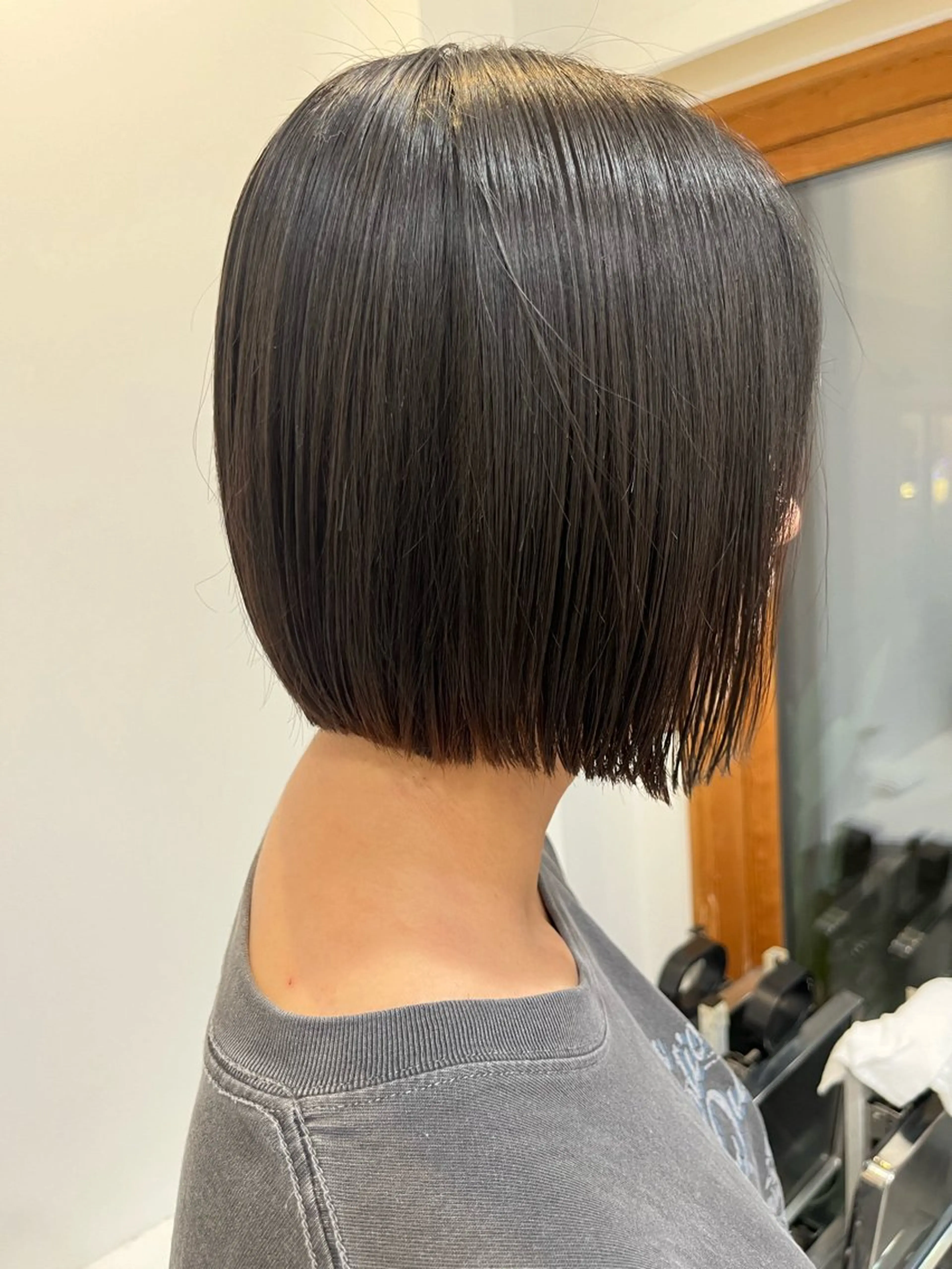 ショート ボブ カット 無料カットモデル‪✨ ✂️Nanami🌷のヘアスタイル