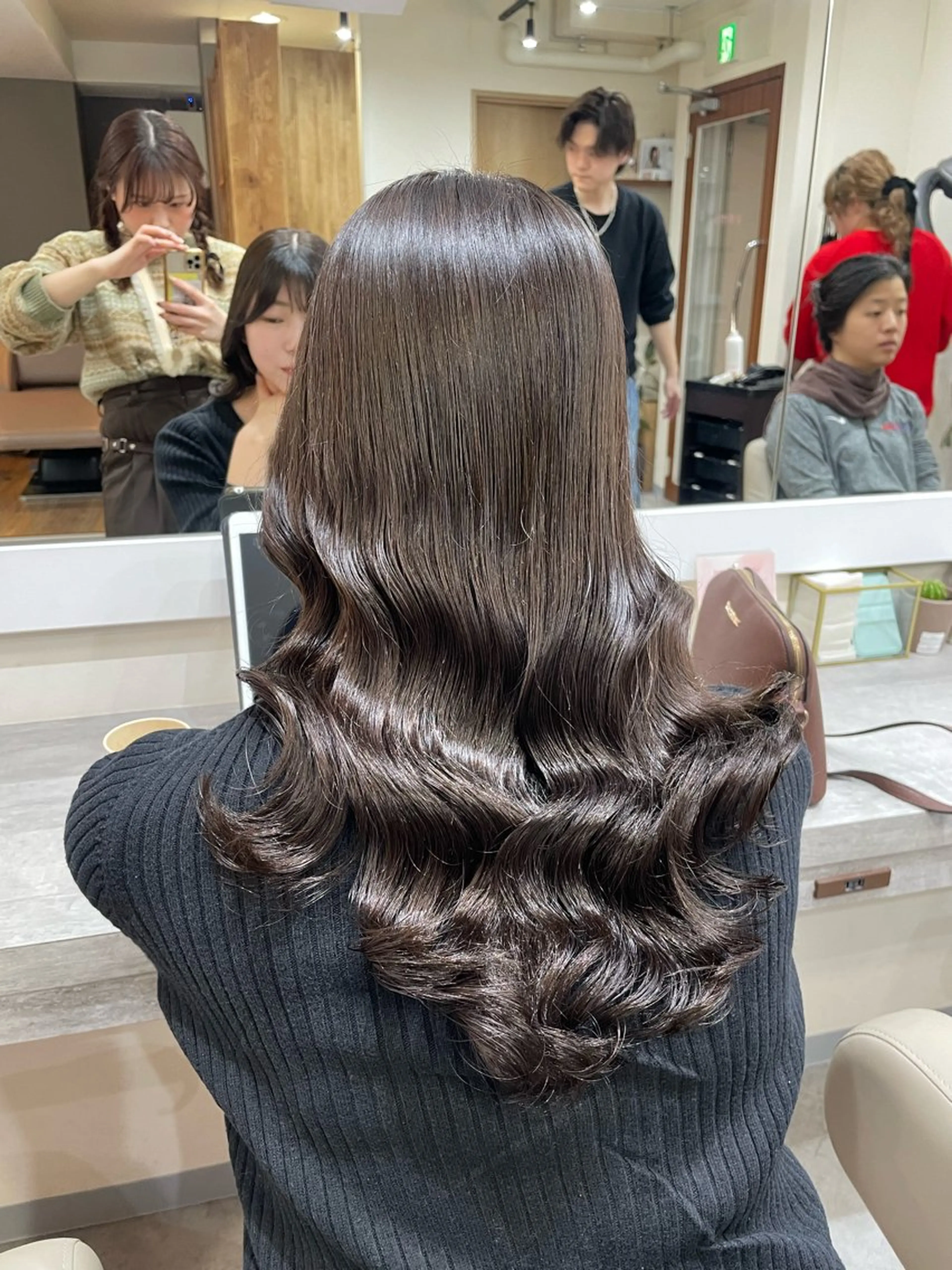 ロング パーマ 韓国風パーマ/ヘア セット/店長みづきのヘアスタイル