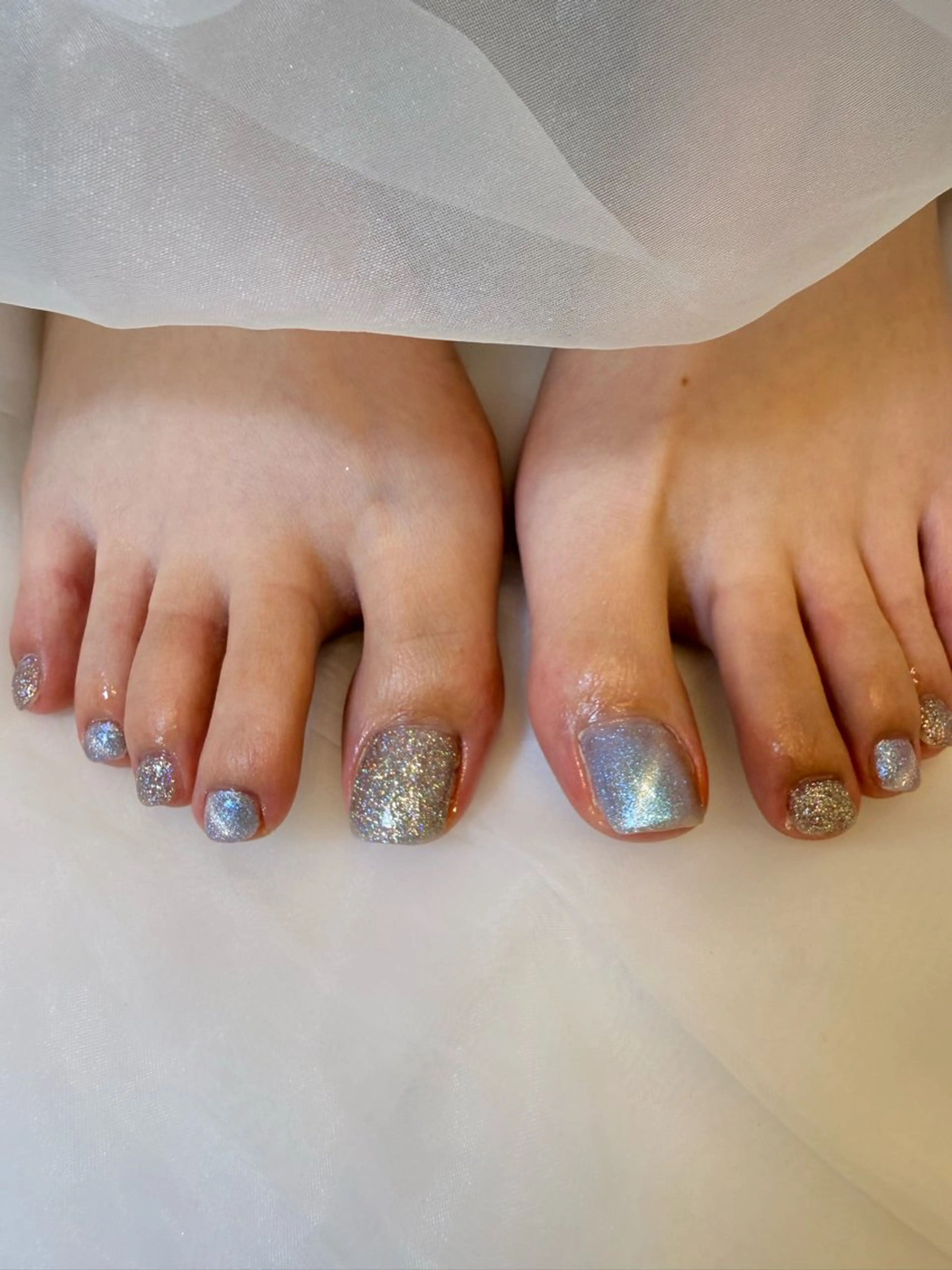 ネイル フラッシュネイル マグネットネイル フットネイル nailsalonAxia所属・。*✧⛓️ mayu⛓️✧︎*。のネイルデザイン