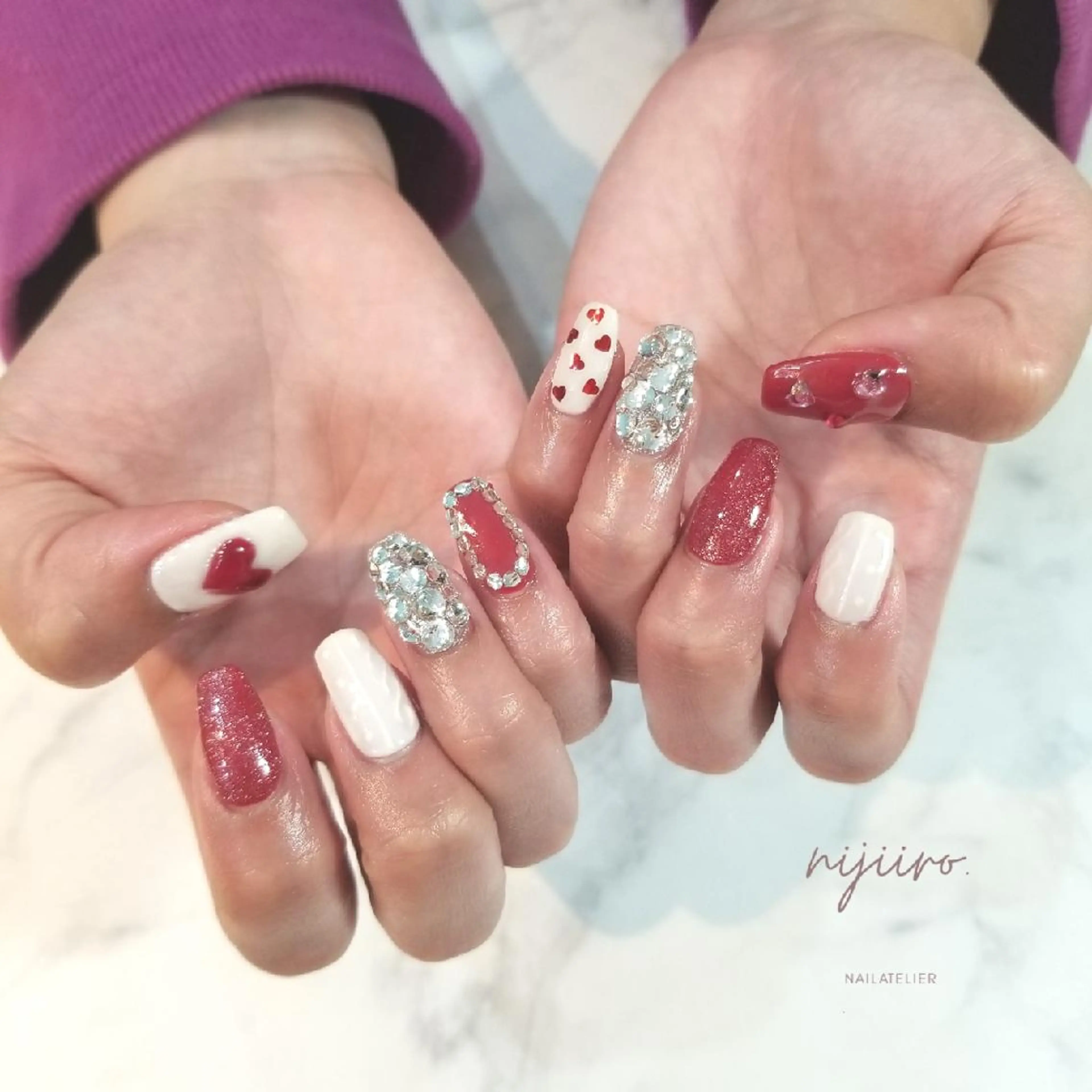 ネイル ハンドネイル nailatelier nijiiro.所属・nijiiro🌈 サトウのネイルデザイン