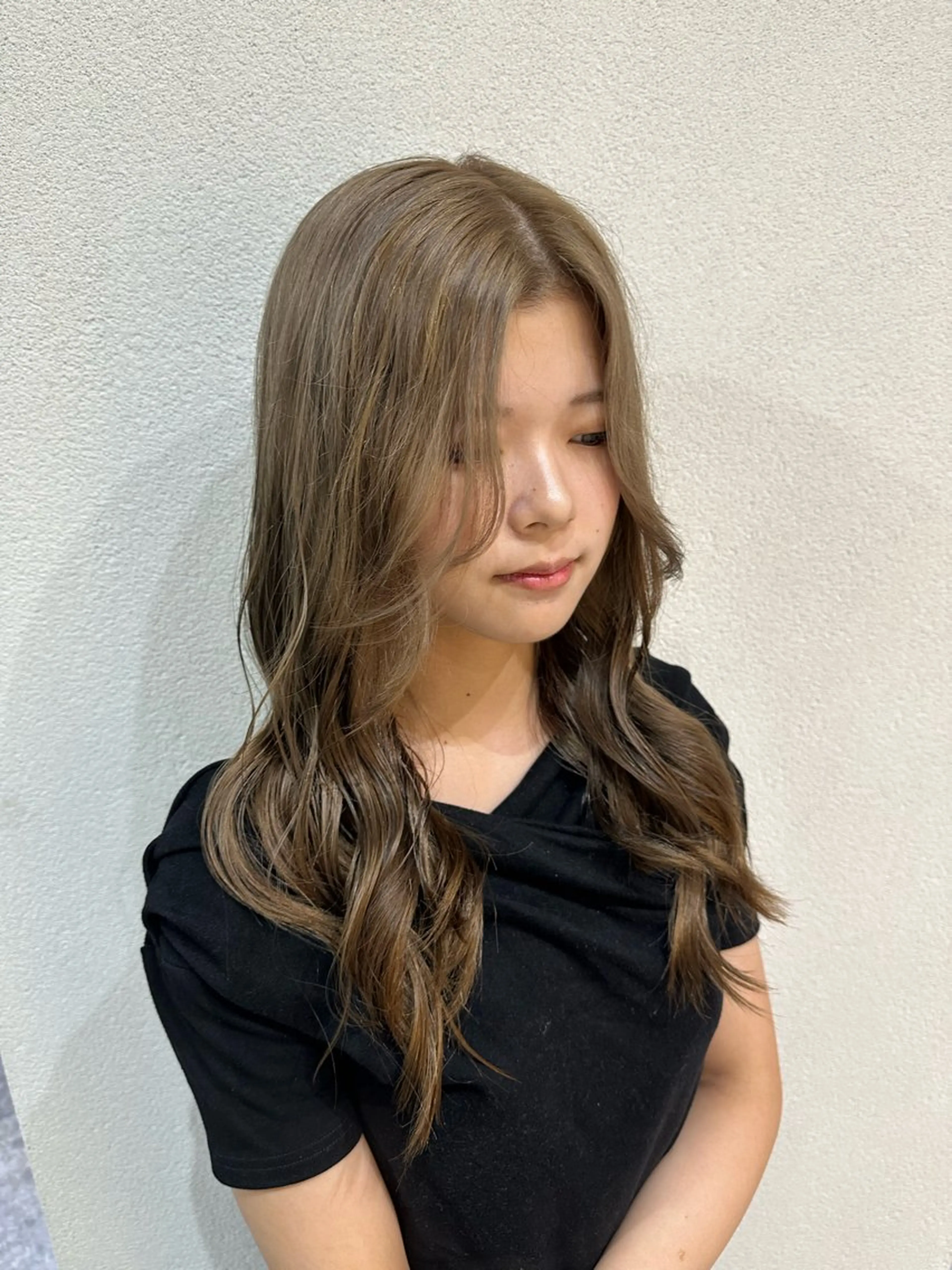セミロング カラー カット ヘアカラー トリートメント 🪞個室サロン/韓国 艶髪/keito🪞のヘアスタイル