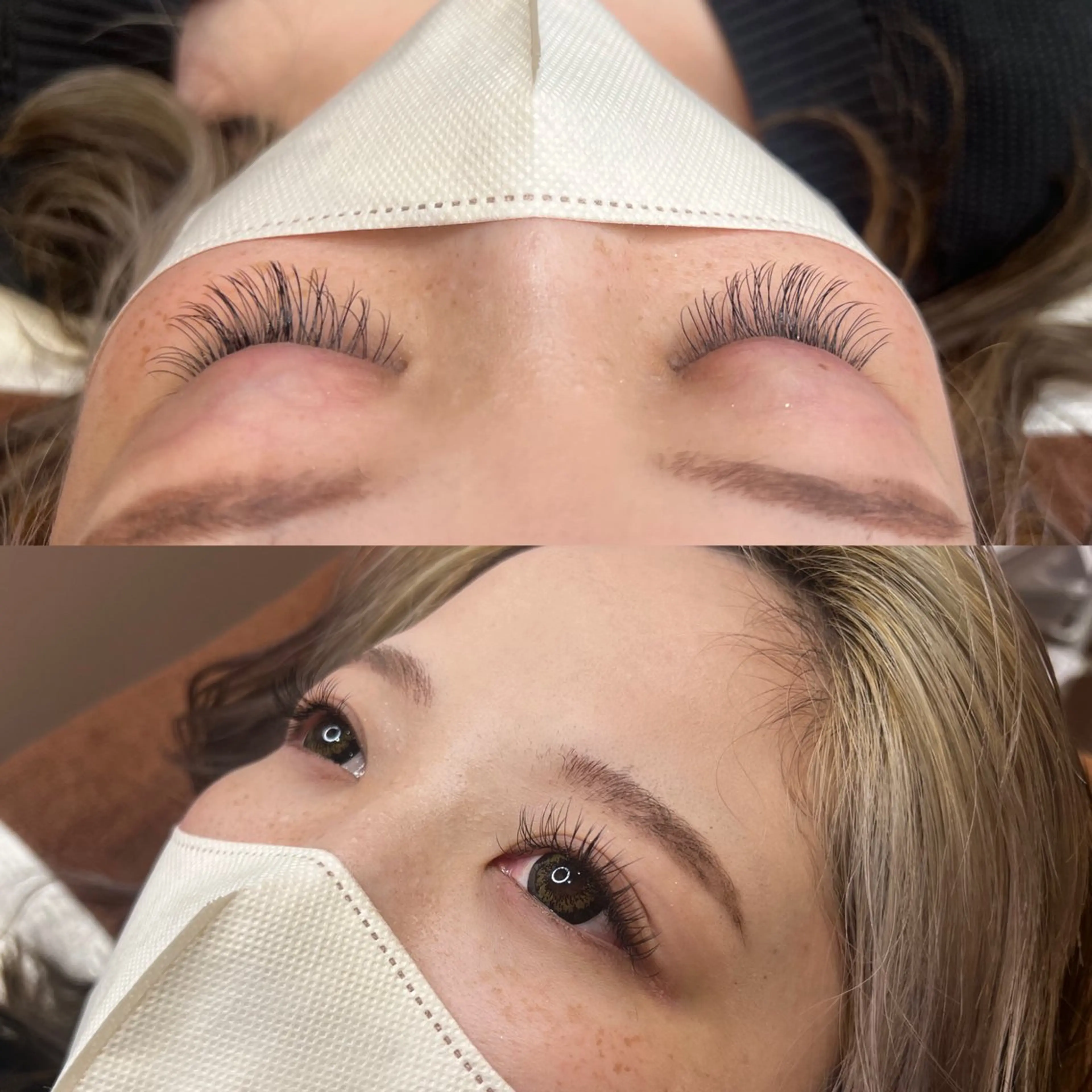 マツエク・マツパ キュート Dカール 米田 穂乃花のヘアスタイル