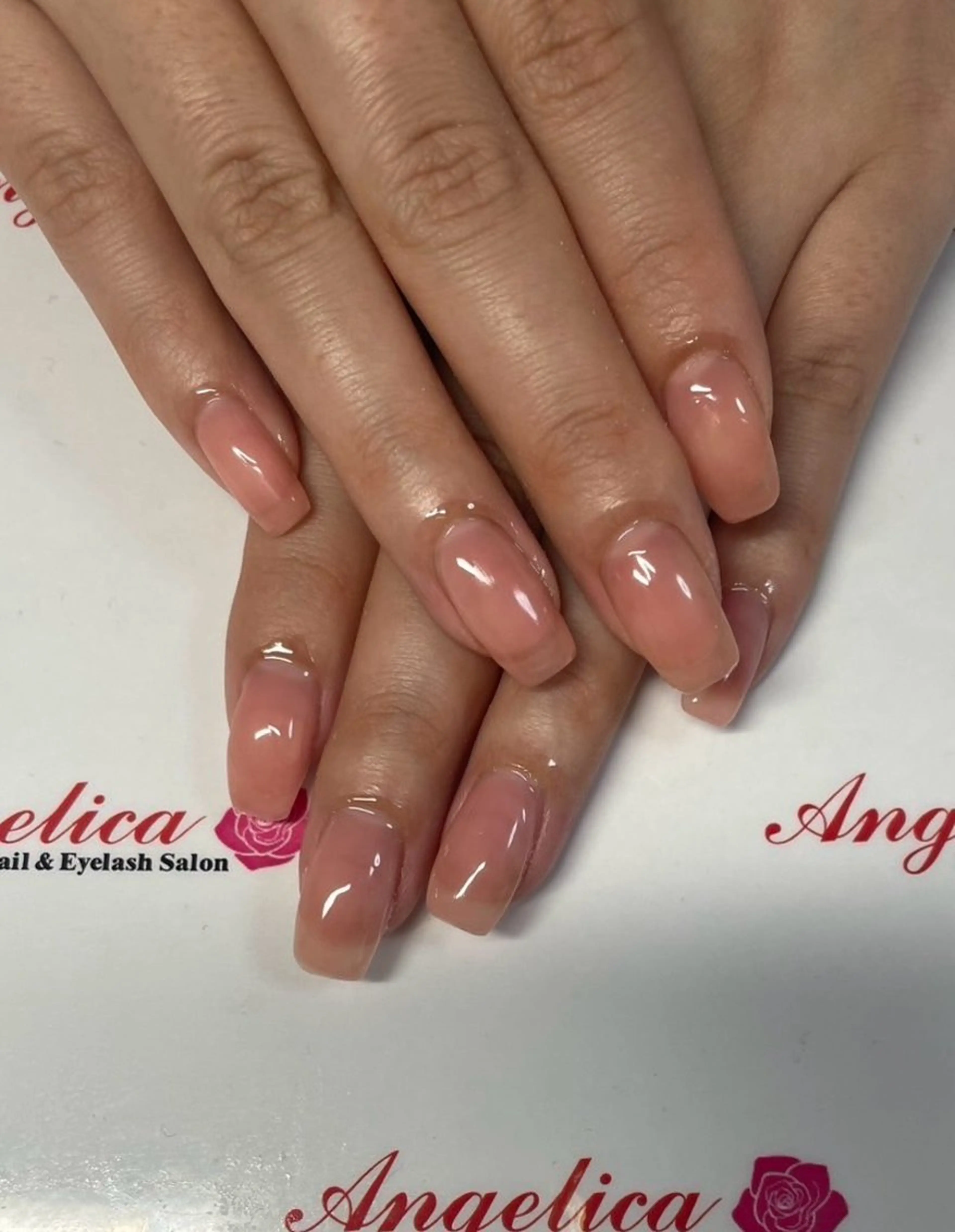 ネイル ワンカラーネイル angelica akaneのネイルデザイン