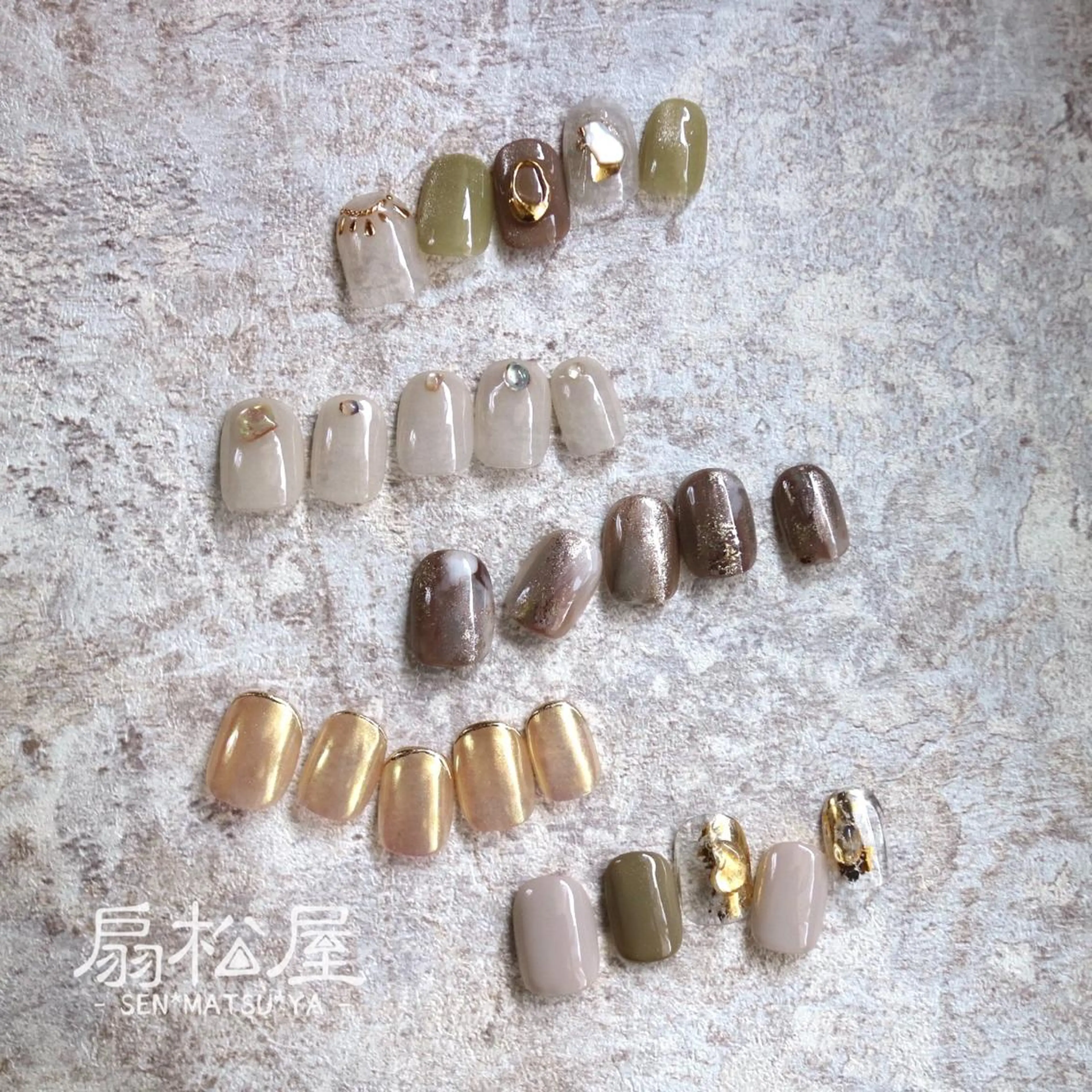 ネイル 扇松屋 marie.nのネイルデザイン