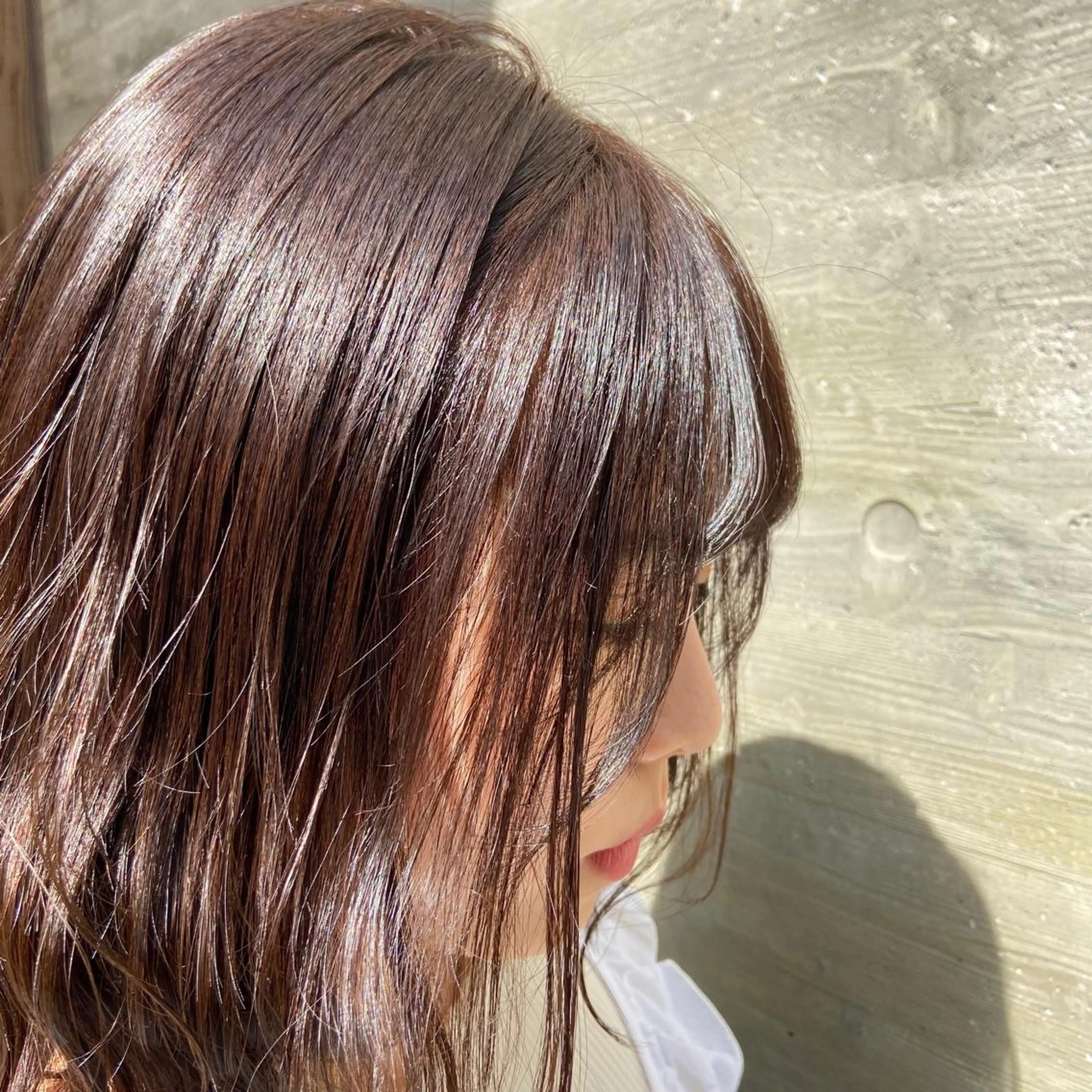 ミディアム カラー 暗髪/艶髪/Ono .のヘアスタイル