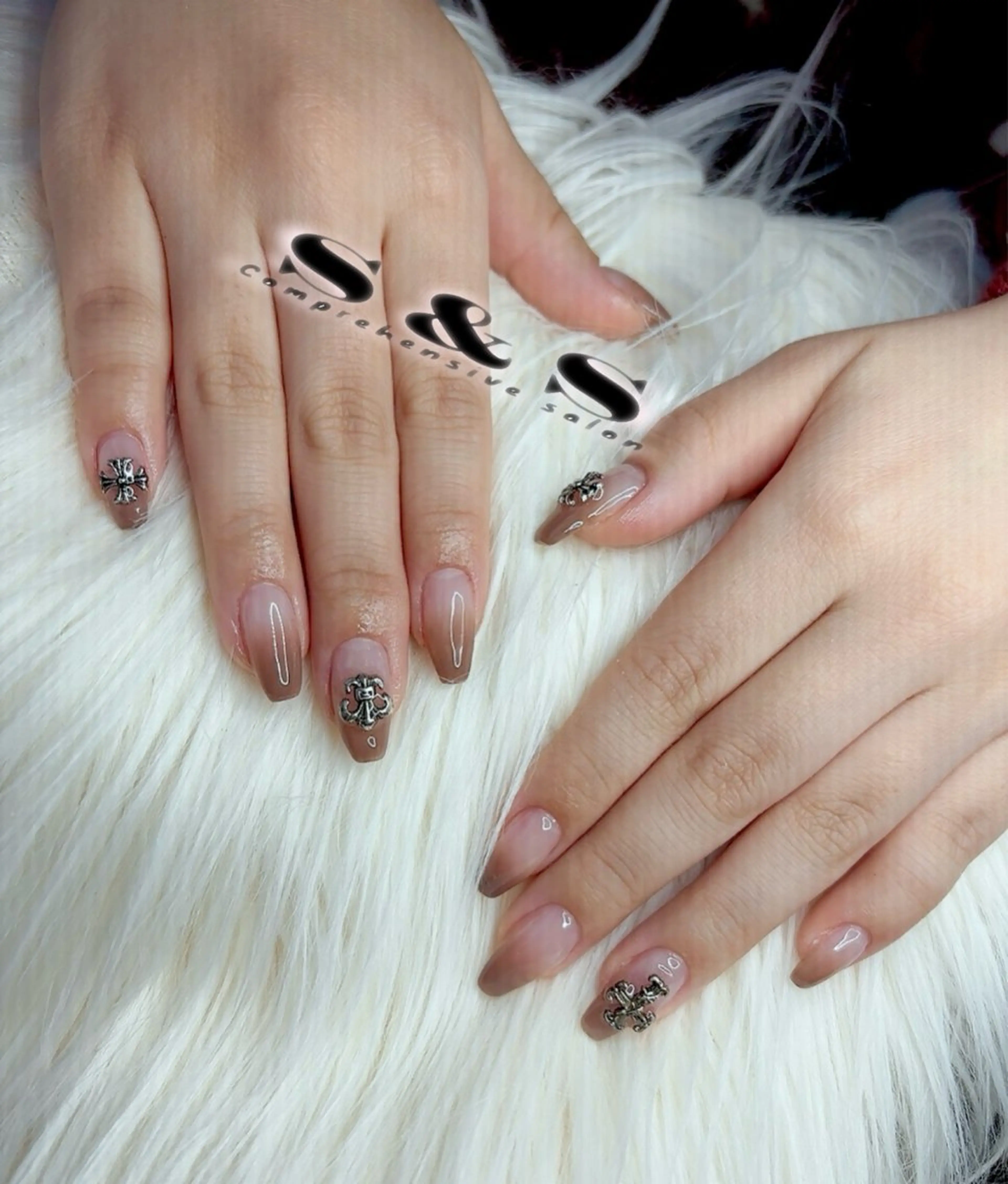 ネイル 長さ出し メンズネイル 持ち込み S&S 村田小百合のネイルデザイン