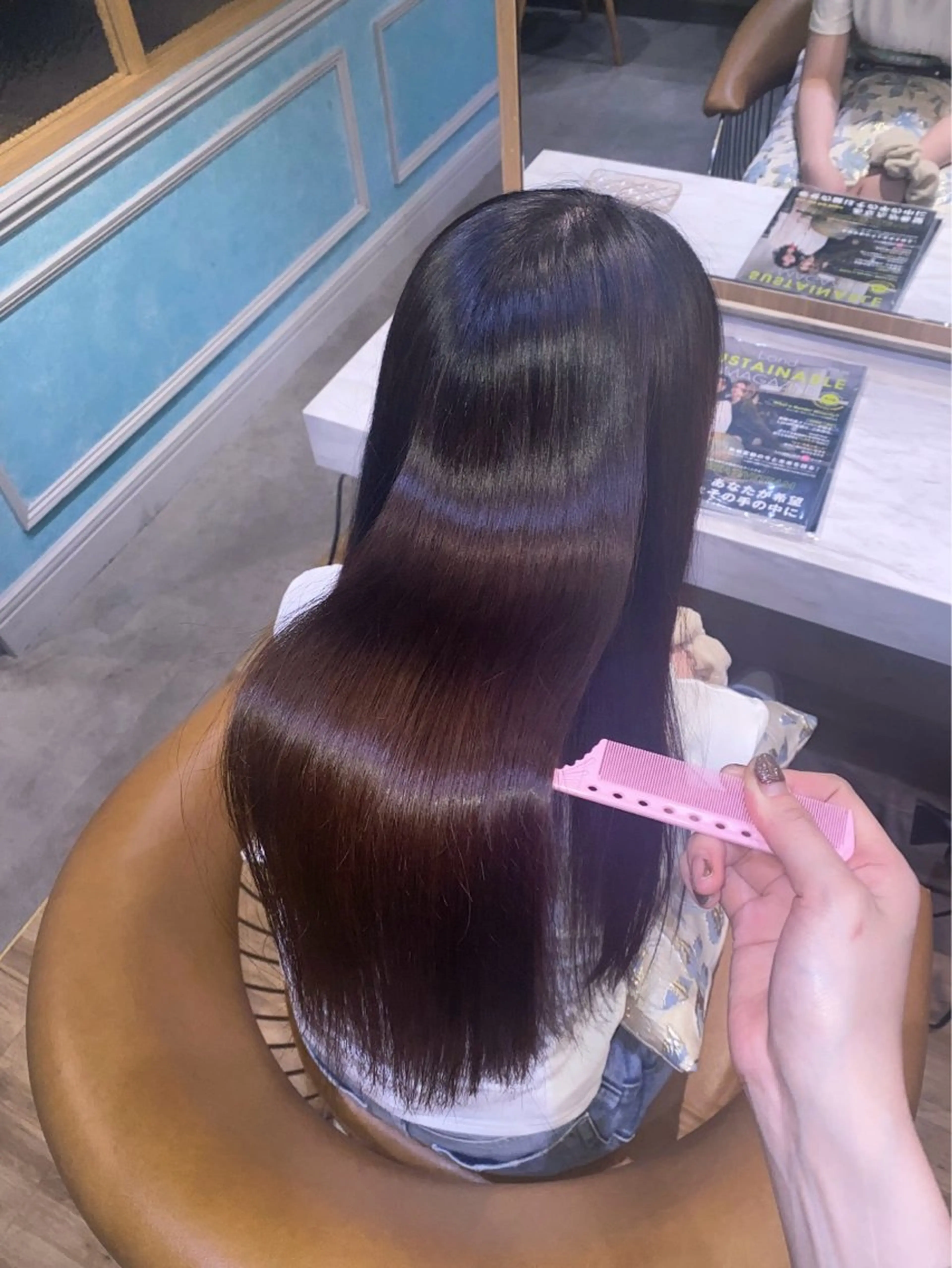 ❤️🫧１2月限定🫧美髪縮毛矯正➕髪の内部補修トリートメントの写真