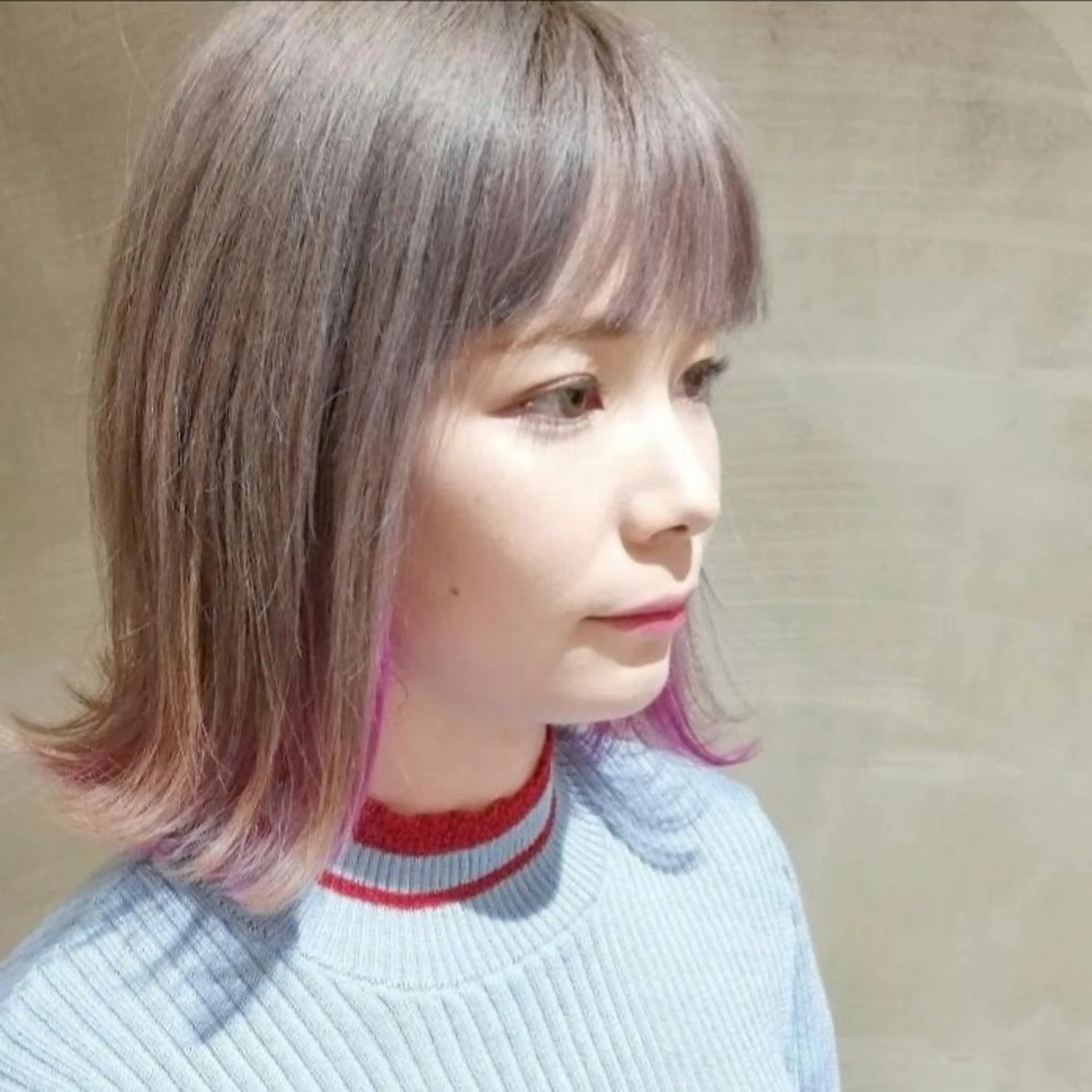 ミディアム カラー ill副店長 立和田純也のヘアスタイル