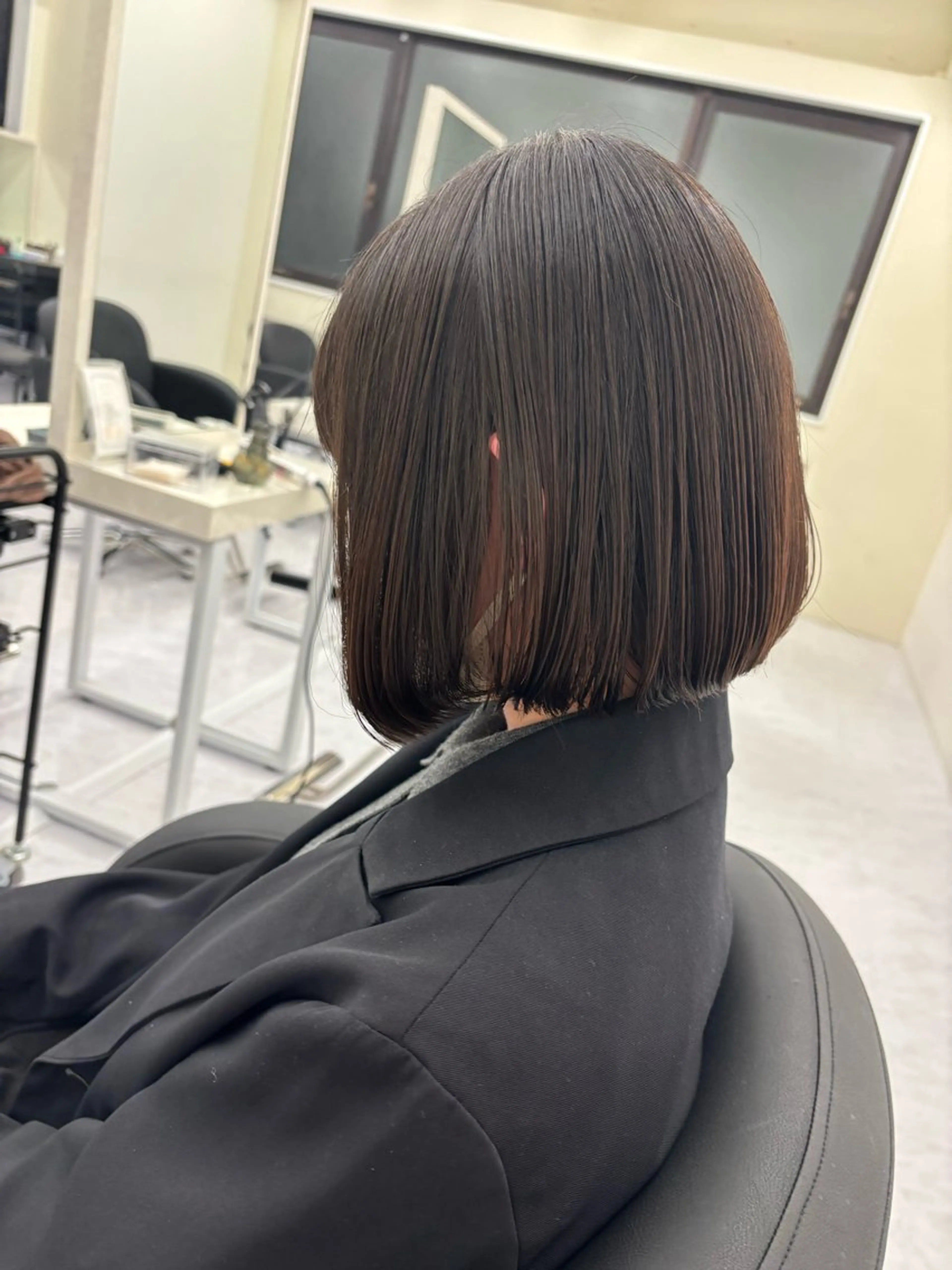 ミディアム ボブ 🎀レイヤー×透明感 カラー🎀Ayanoのヘアスタイル