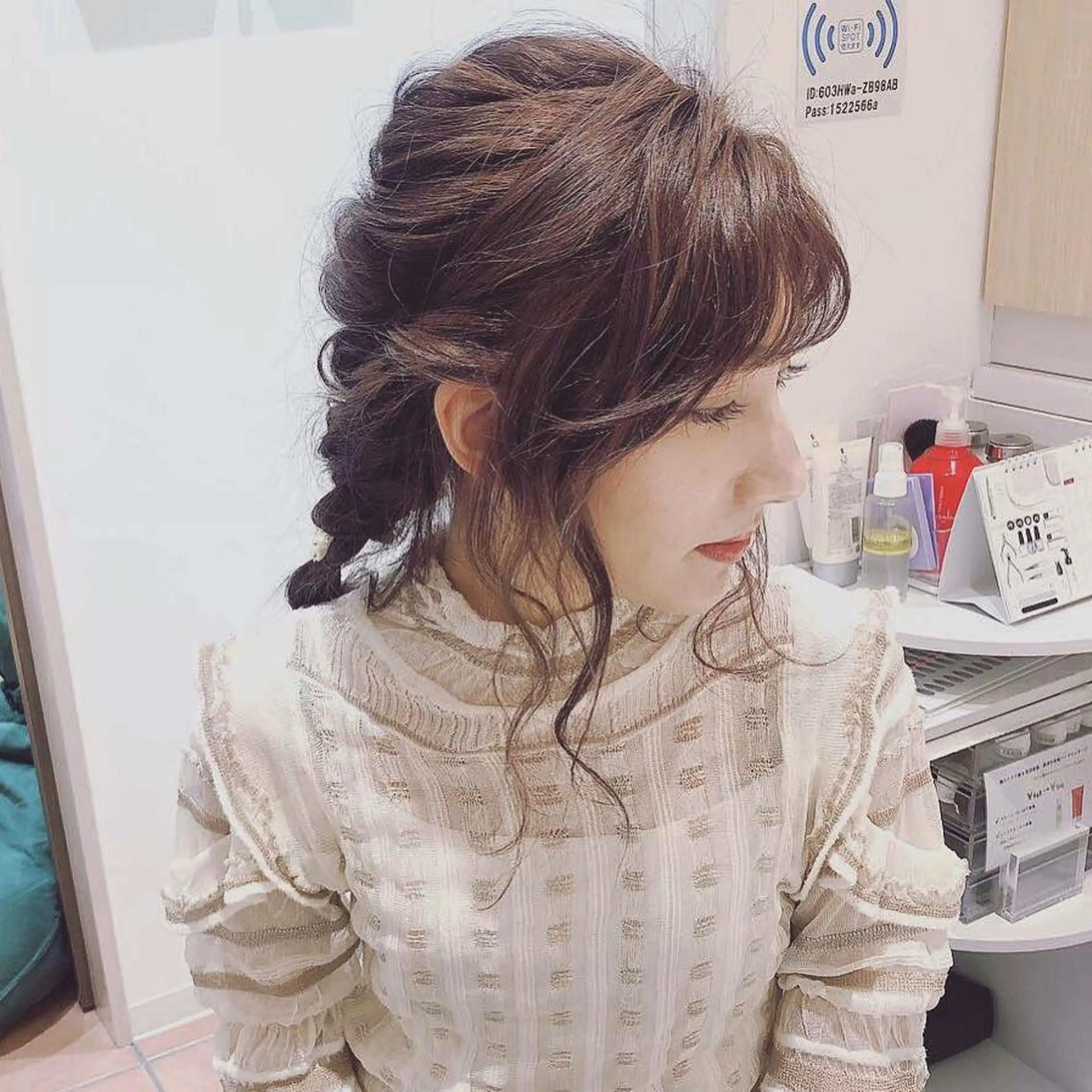 セミロング ヘアアレンジ デート 韓国風&髪質改善特化 ✂️MISAKI✂️のヘアスタイル