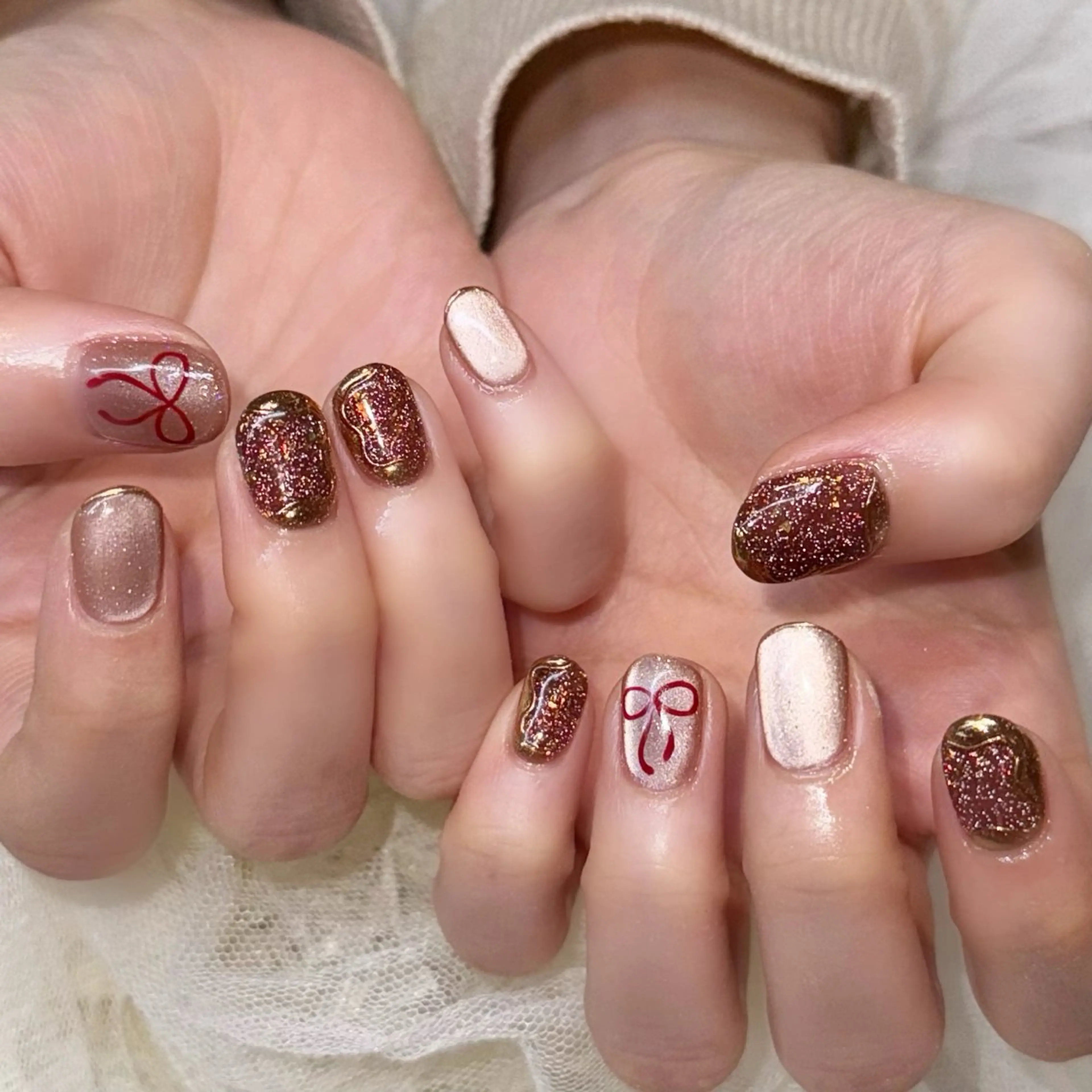 ネイル ハンドネイル 新井 ひなののネイルデザイン