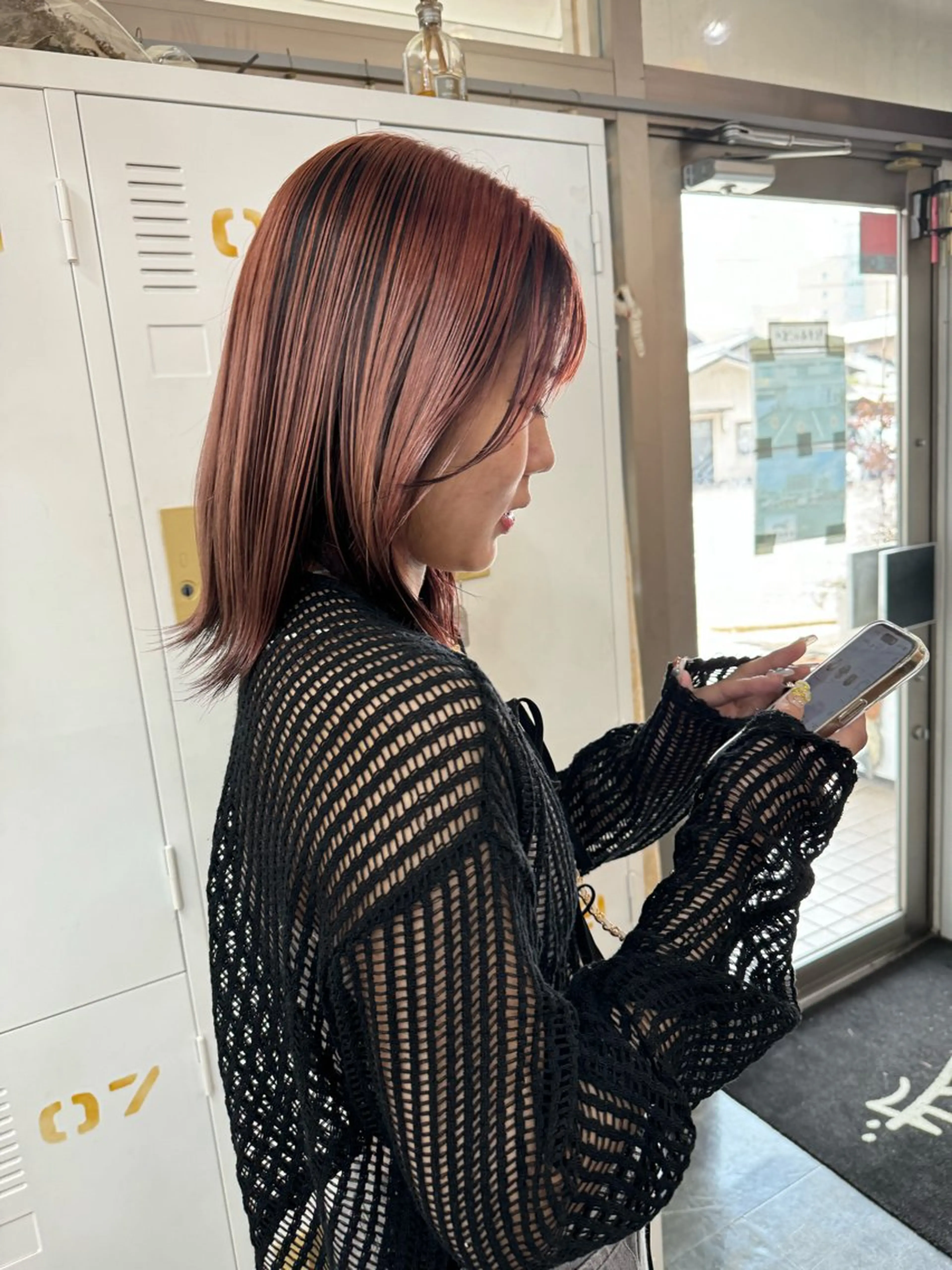 セミロング カラー YURAGI🌿 SAKIのヘアスタイル