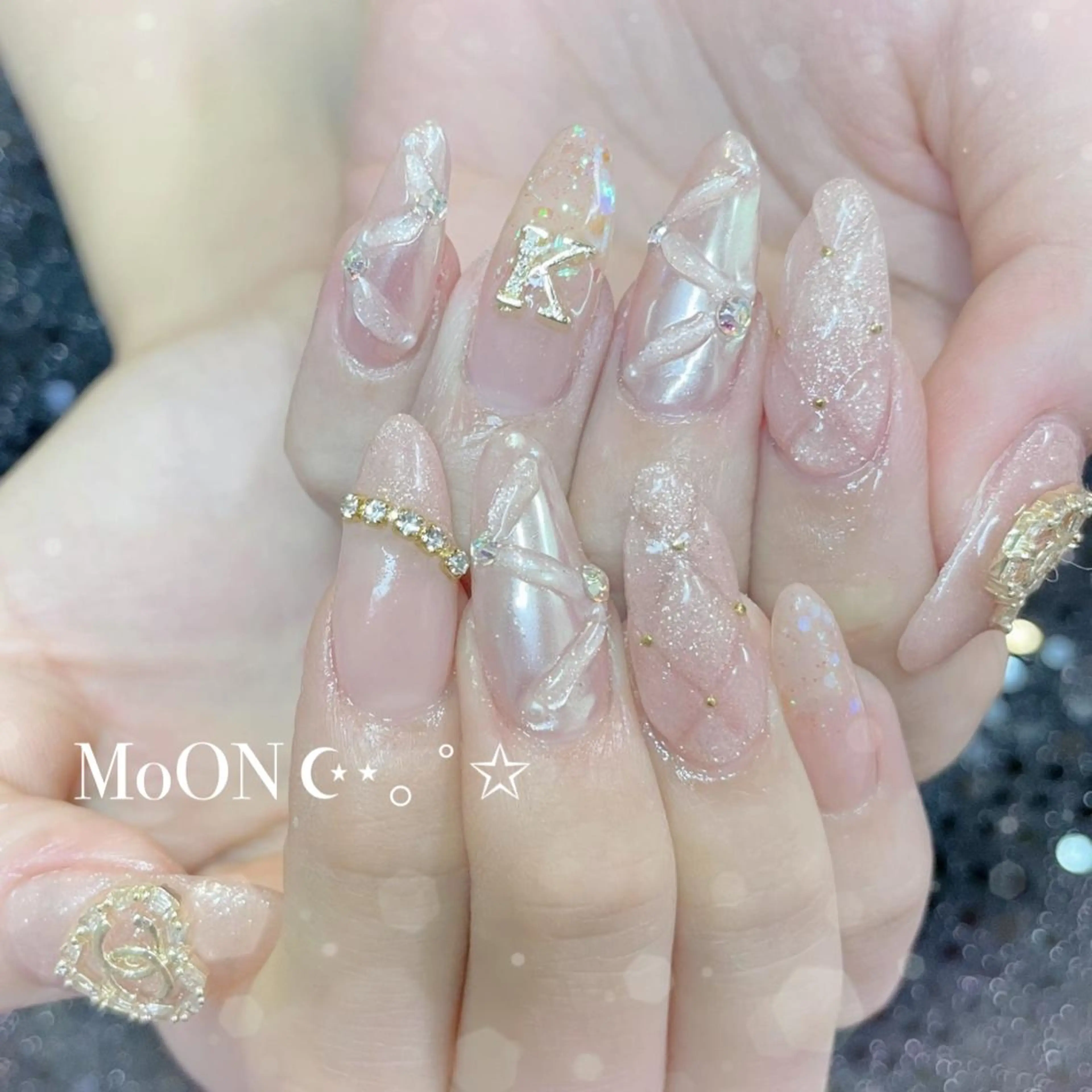 ネイル ハンドネイル ハンドケア MoON...❤︎ MeGuのネイルデザイン