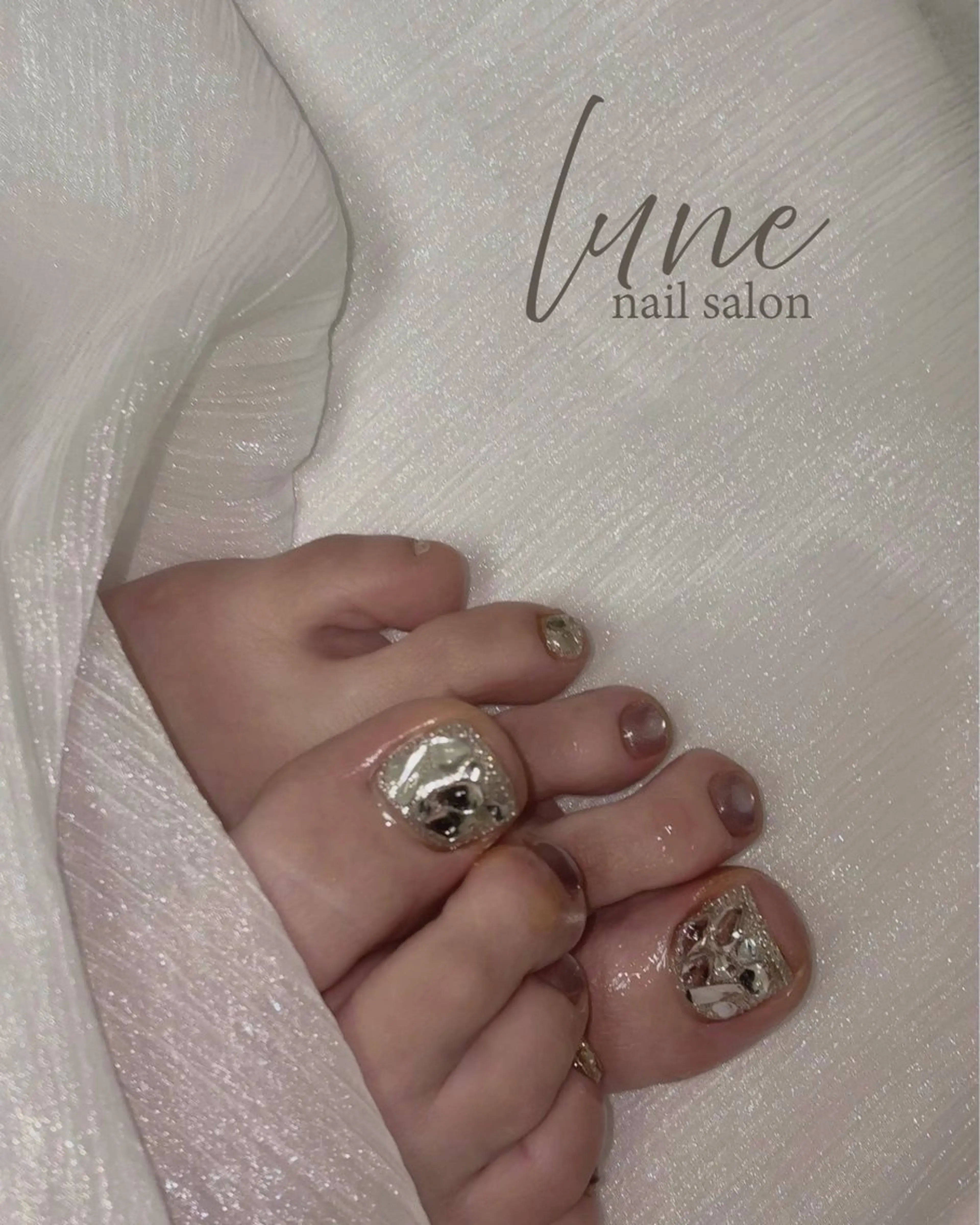 ネイル フットネイル nail salon luneのネイルデザイン