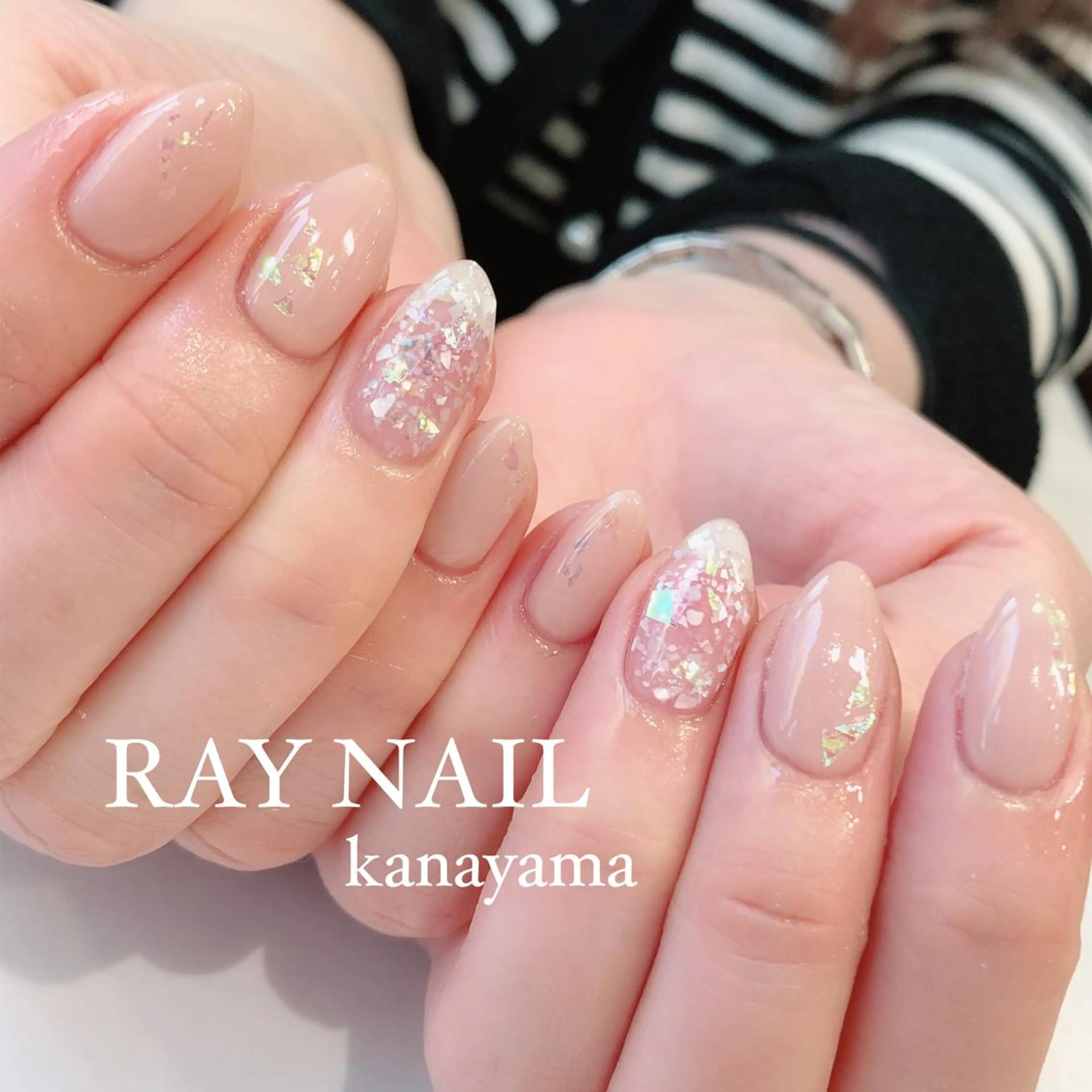 ネイル シンプルネイル Arowa 伊田のネイルデザイン