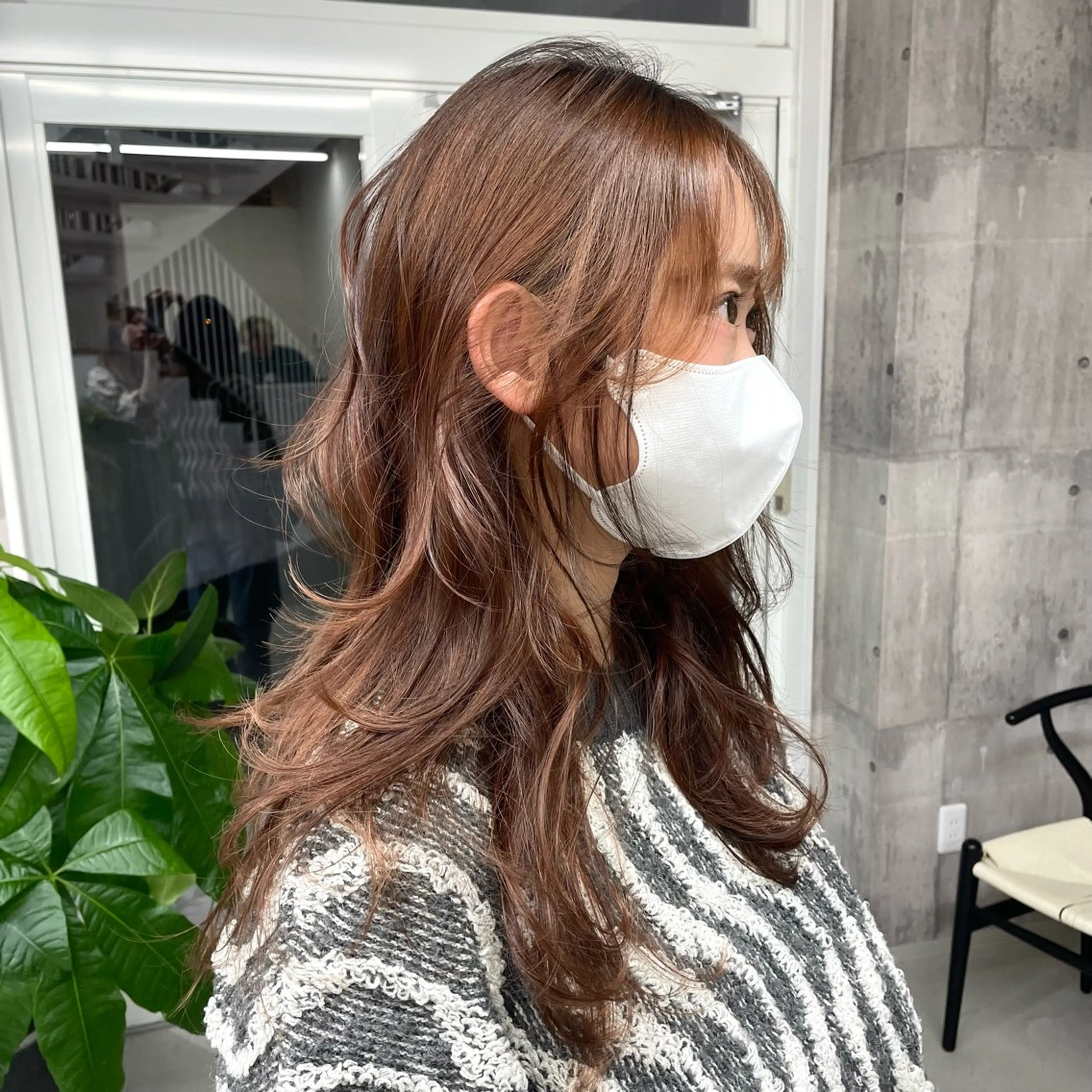 ロング レイヤーカット カット 錦 茉李 @lm.mari03のヘアスタイル