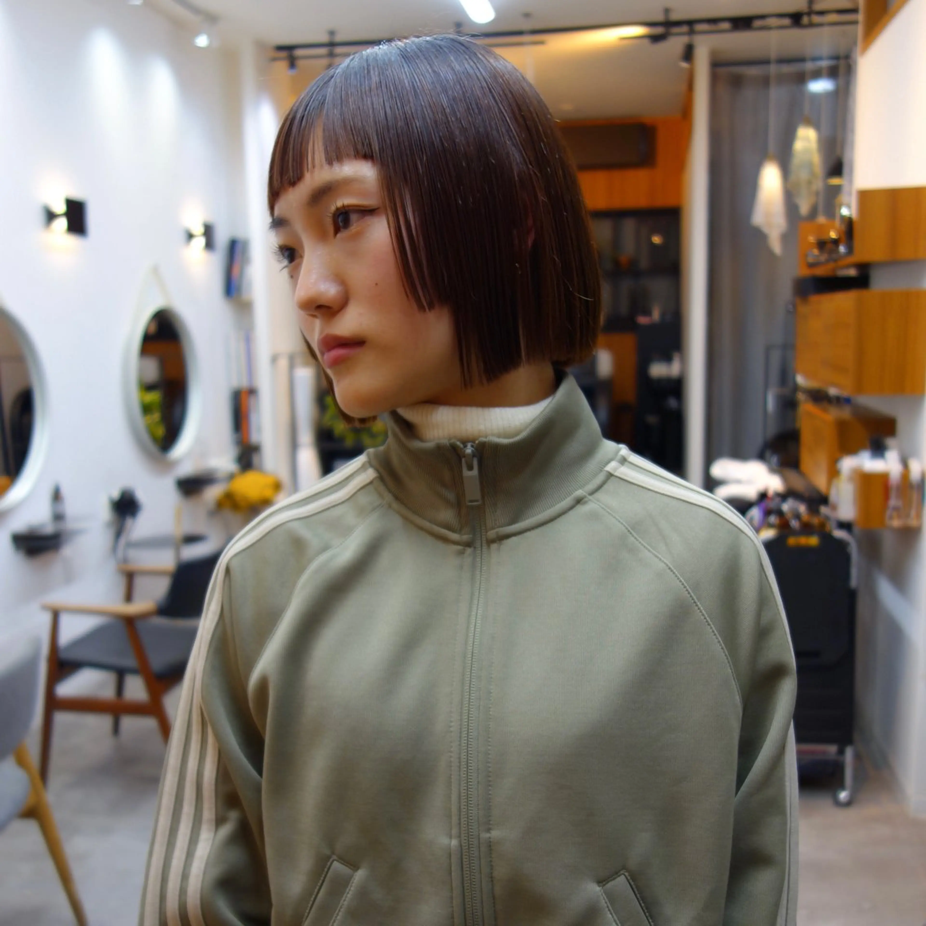 ショート ボブ 藤山大地/髪質改善 /透明感/ブリーチのヘアスタイル