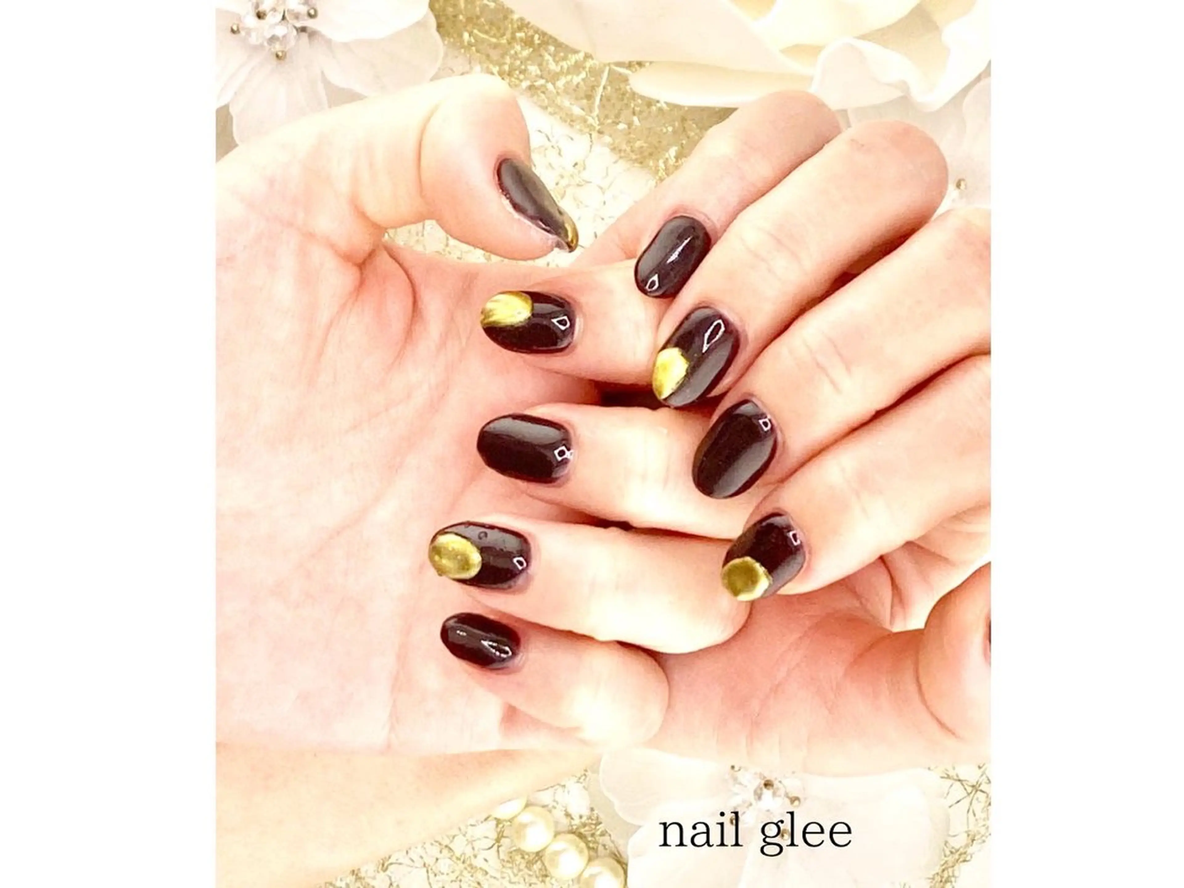 ミディアム RISA nail gleeのネイルデザイン