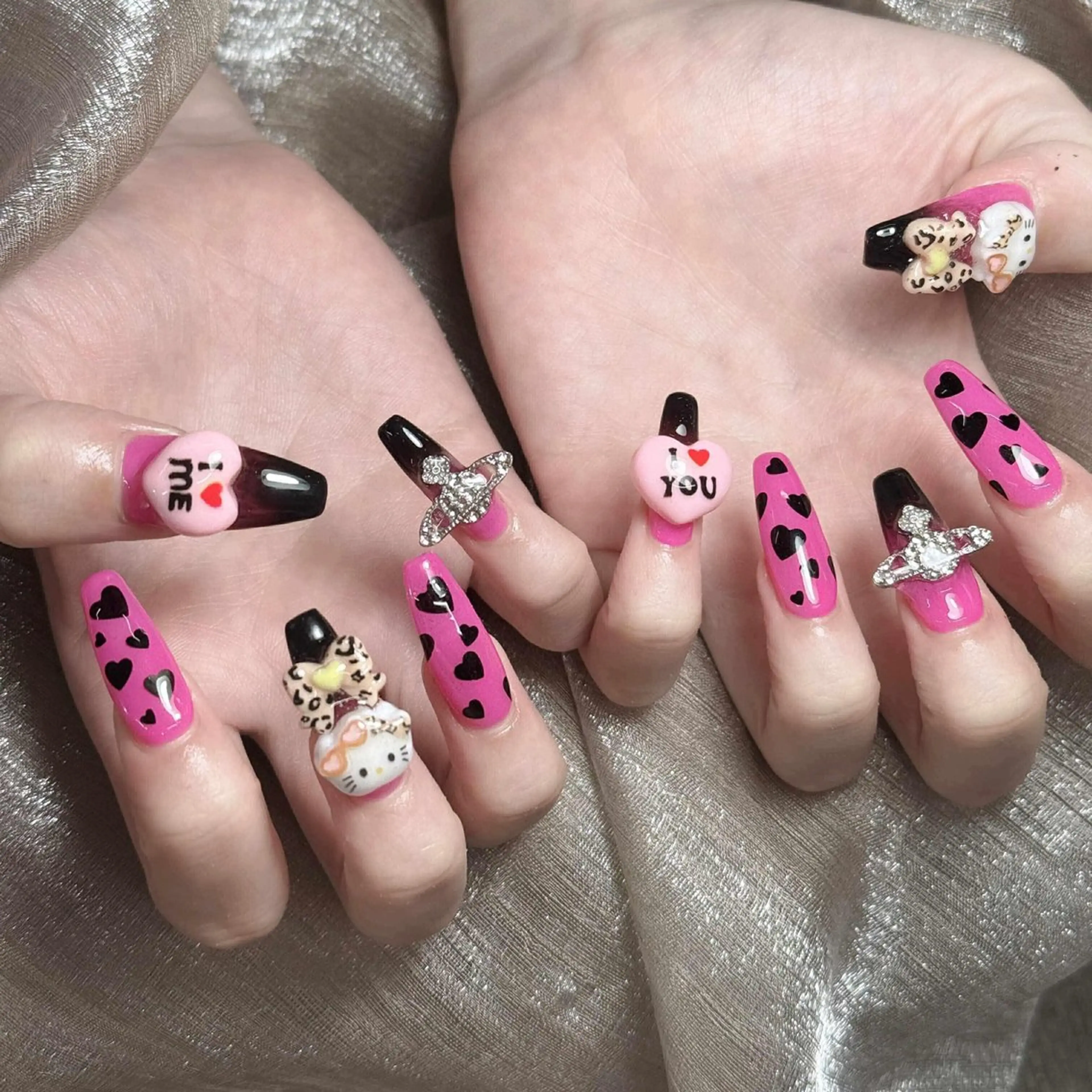 ネイル オーロラネイル ブルー チークネイル フットネイル フレンチネイル Hana ハナのネイルデザイン