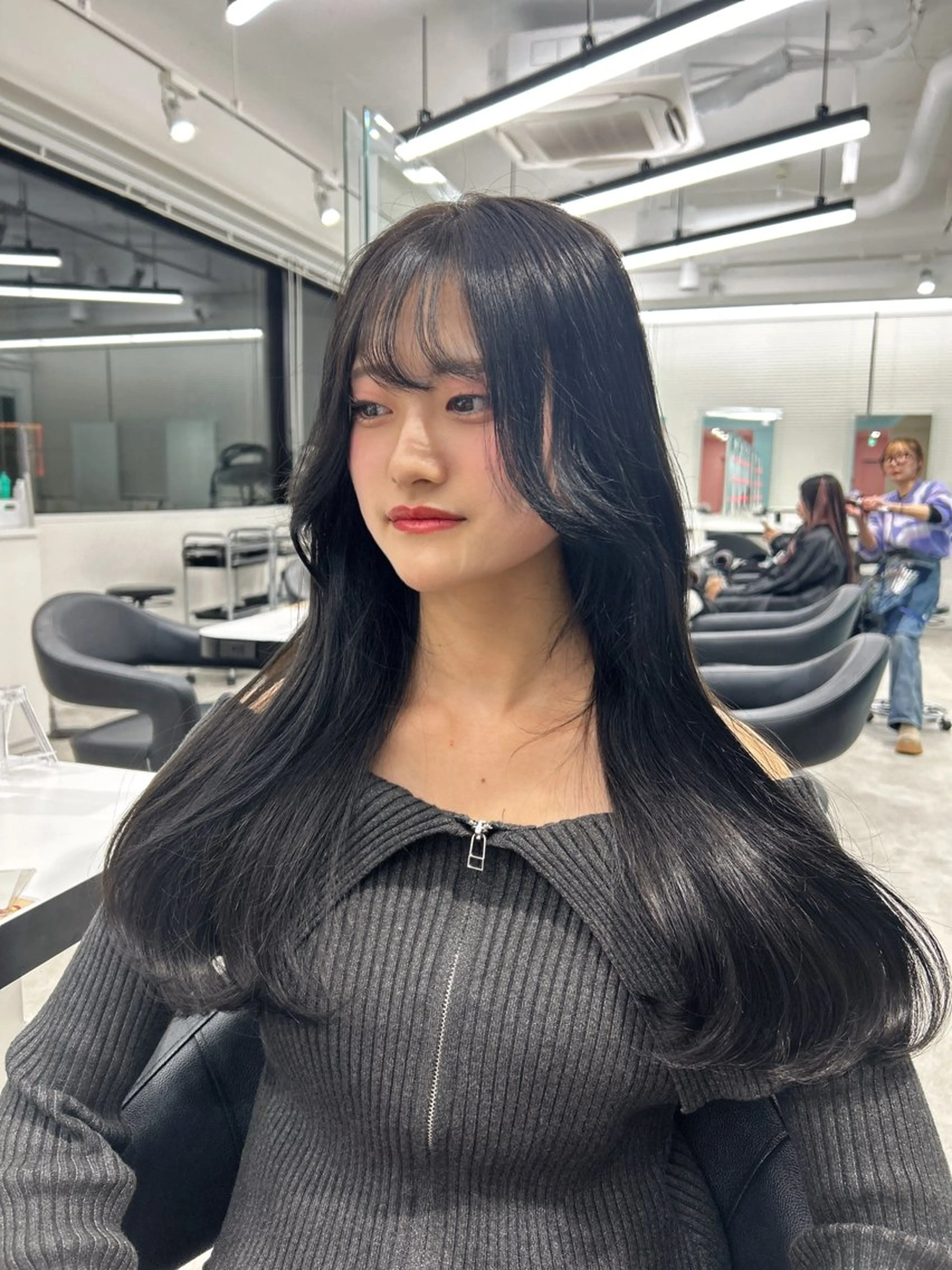 ロング カラー エフェクトブリーチ／ レイヤーカット／翔のヘアスタイル