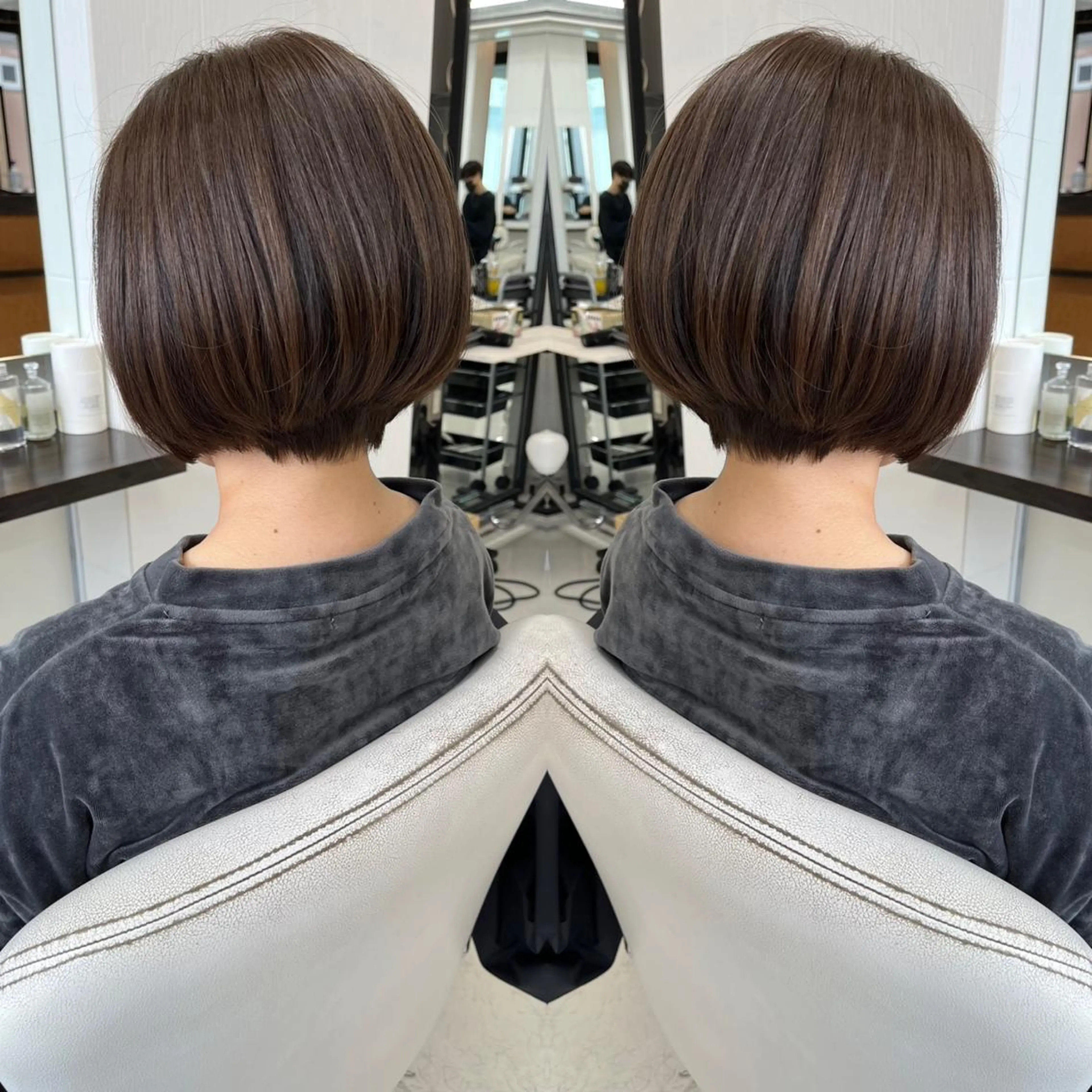 ショート カラー ボブ カット BOOTH share salon所属・ハタケヤマヨシキ ／BOOTHのヘアスタイル