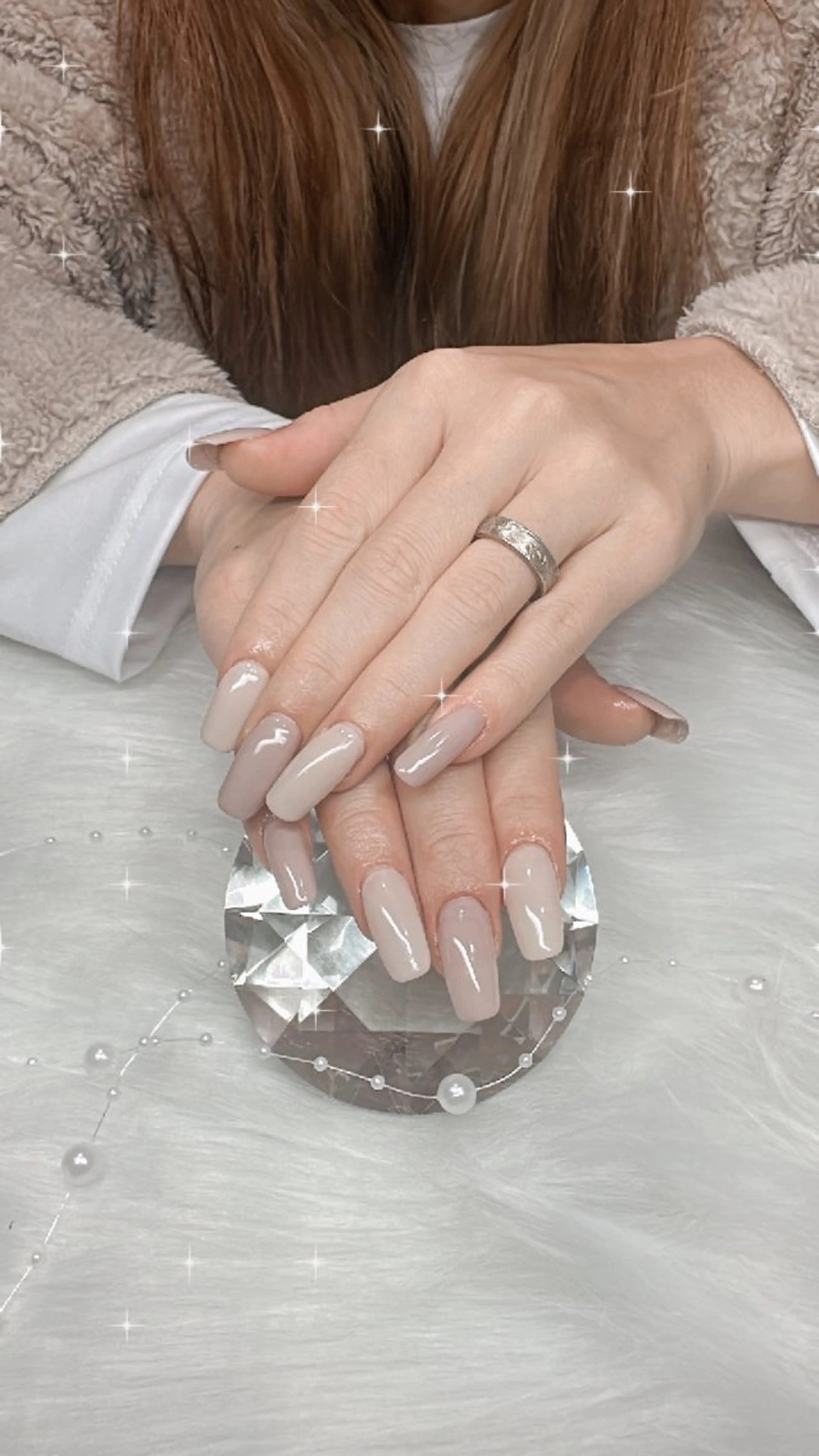 ネイル シンプルネイル 中西 美羽のネイルデザイン