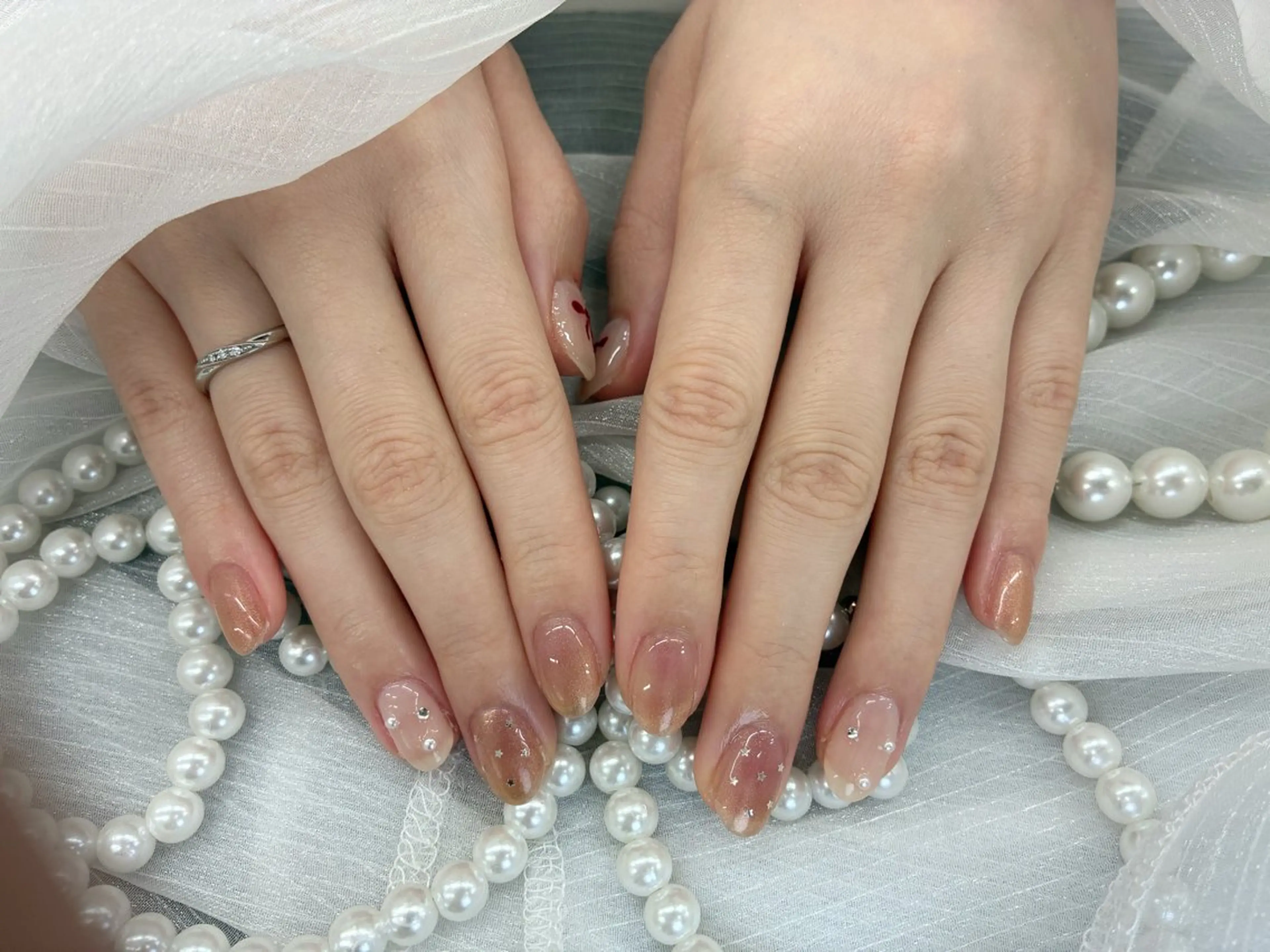 ネイル ハンドネイル 🩵Minmin nail salonのネイルデザイン