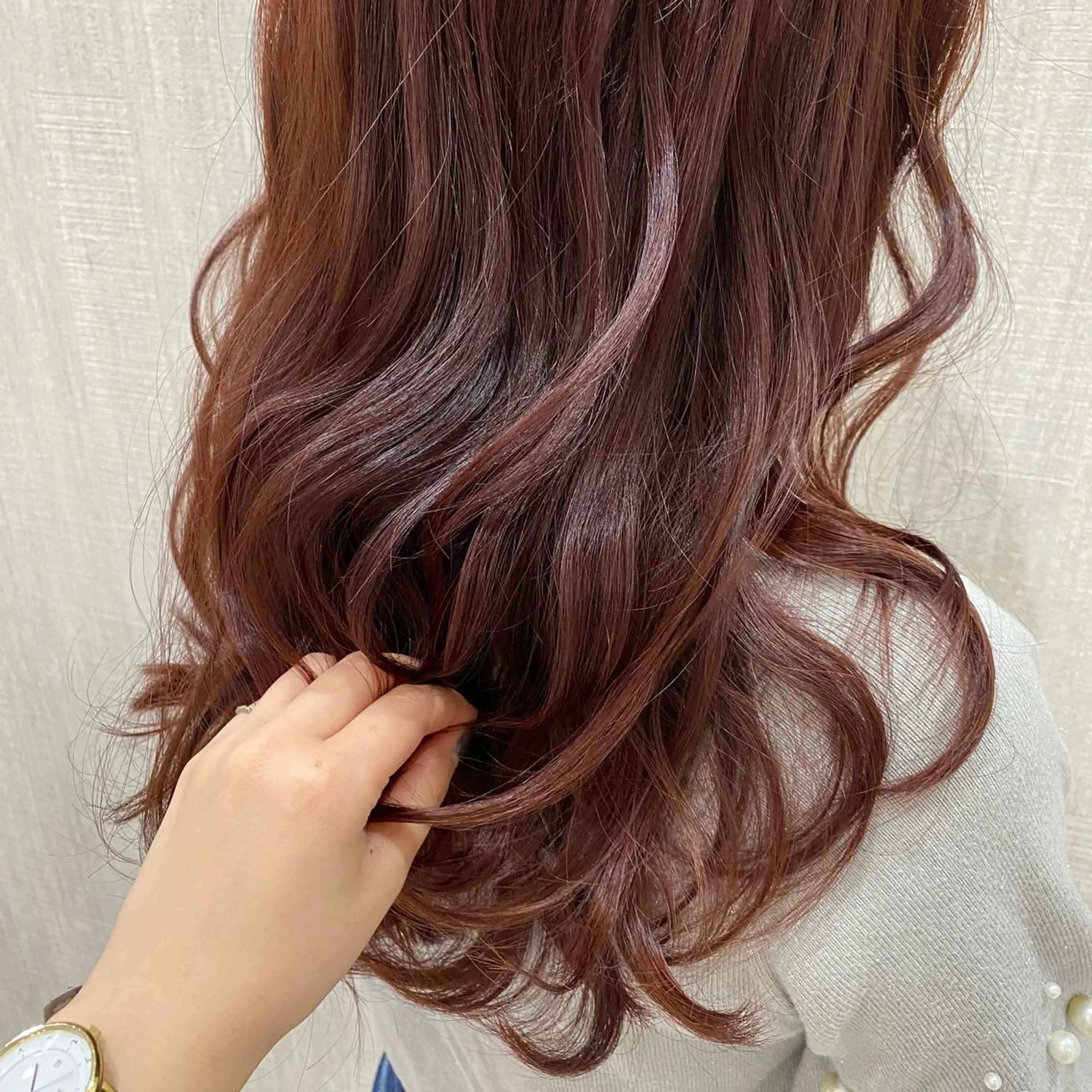 ロング カラー カット ヘアカラー トリートメント 🫧透け感⋆艶髪💎 山口アヤカのヘアスタイル