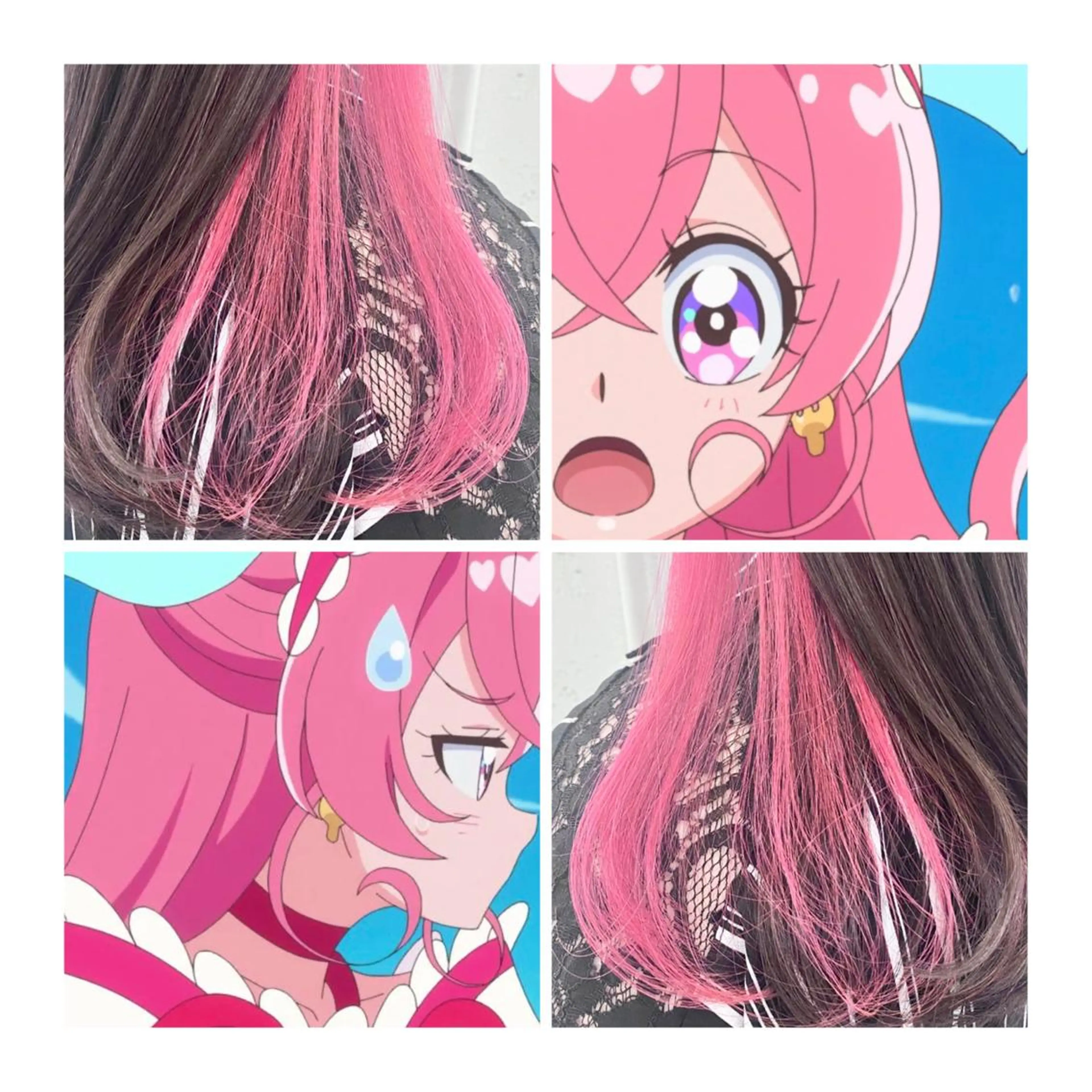 ミディアム カラー GARU-ガル-所属・TSUNO🦖 派手髪/オタク美容師のヘアスタイル