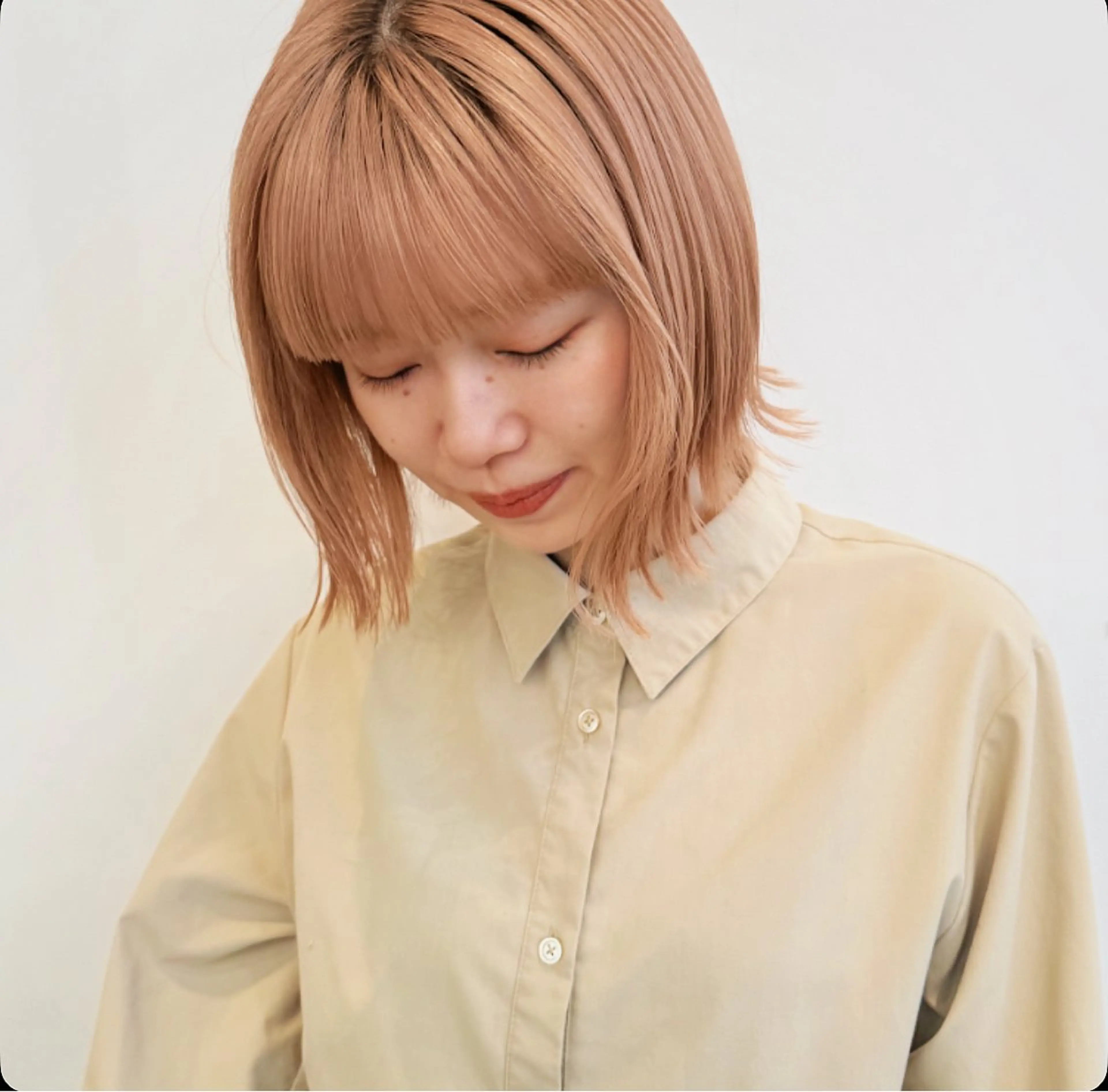 【🌸ミニモ学割🌸】カット➕ケアブリーチカラー➕トリートメントの写真