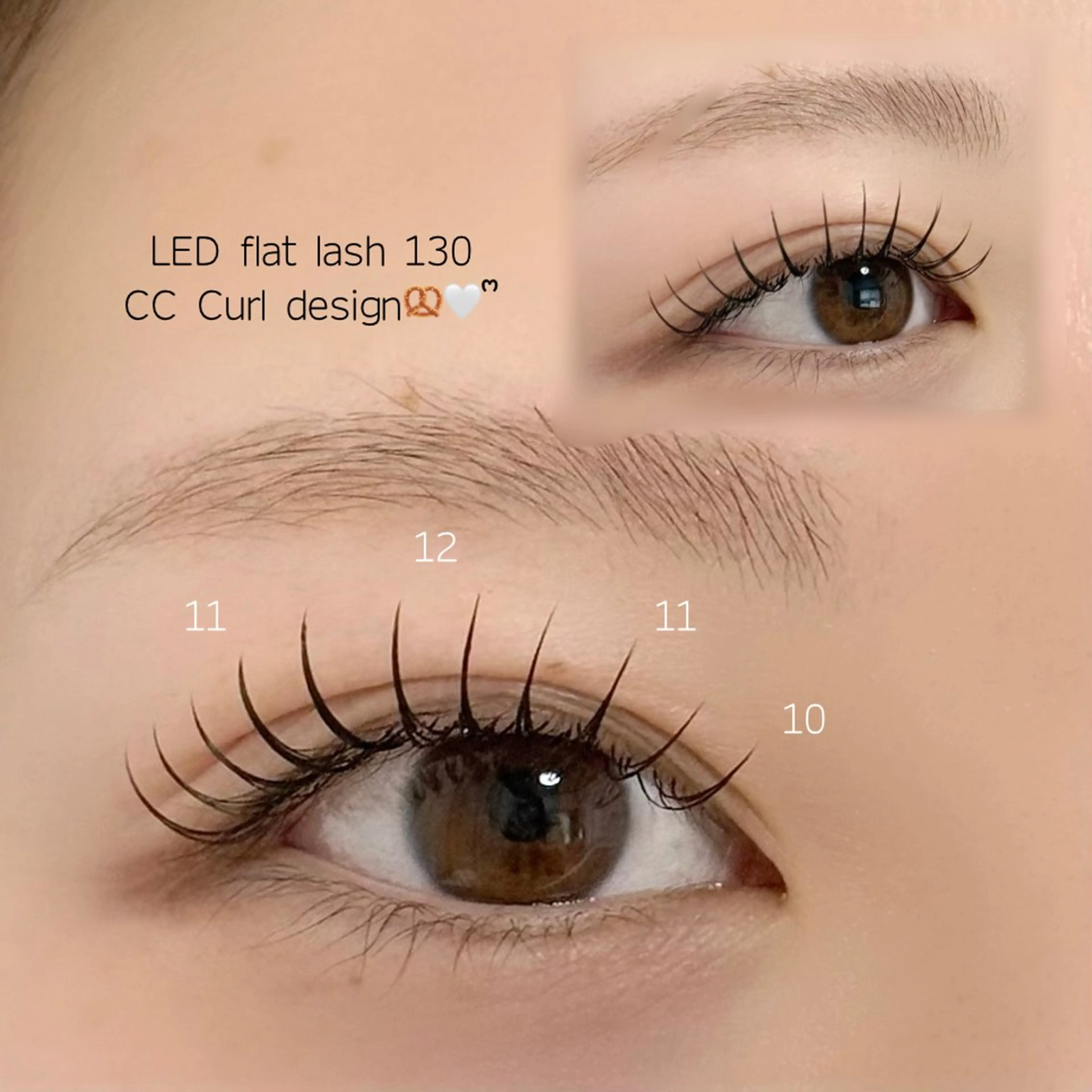 マツエク・マツパ フラットラッシュ Eyelash salon mieux所属・mieux_ sayakaのマツエク・マツパデザイン