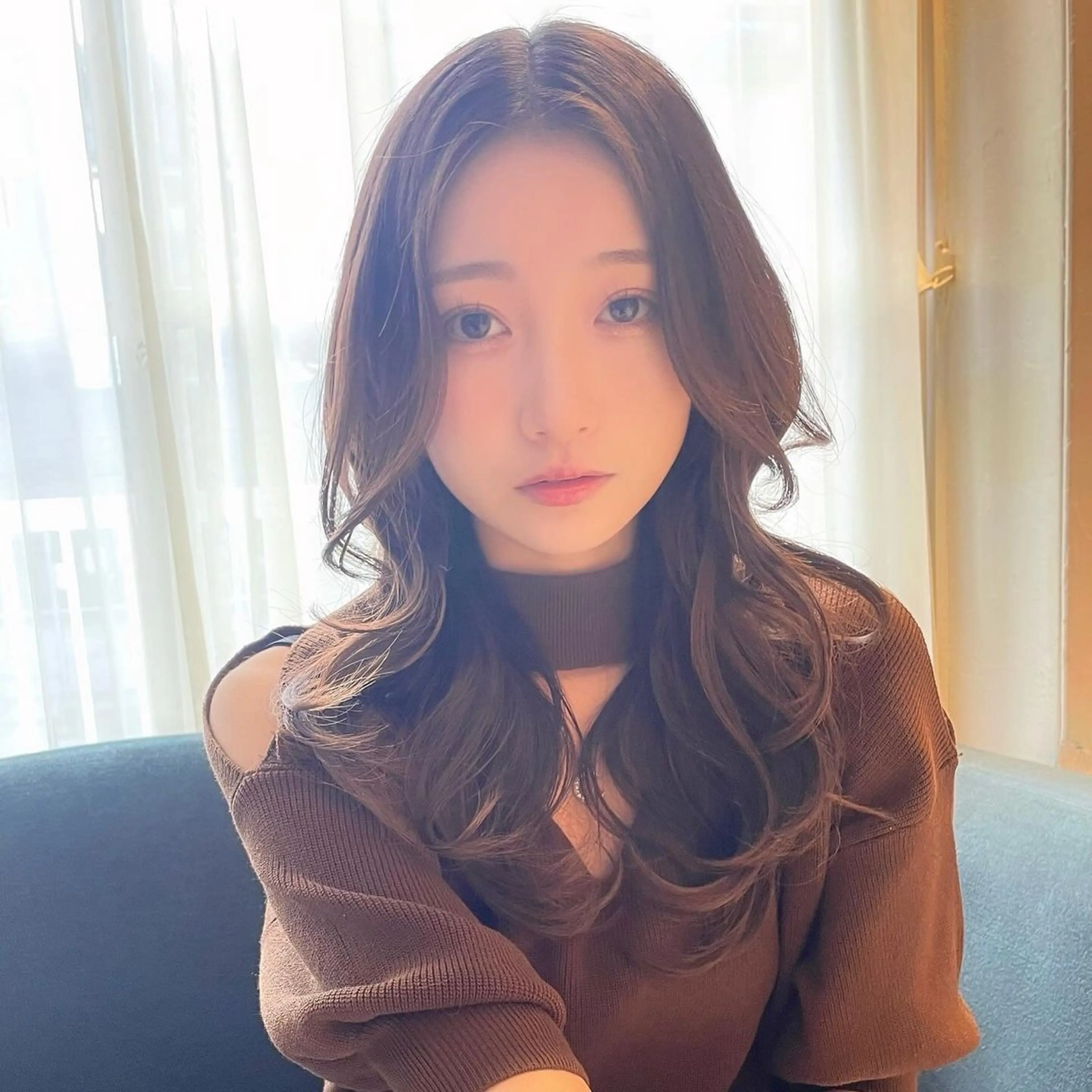 ロング カラー カット ヘアカラー トリートメント 韓国ヘア🇰🇷 レイヤー/芝春樹のヘアスタイル