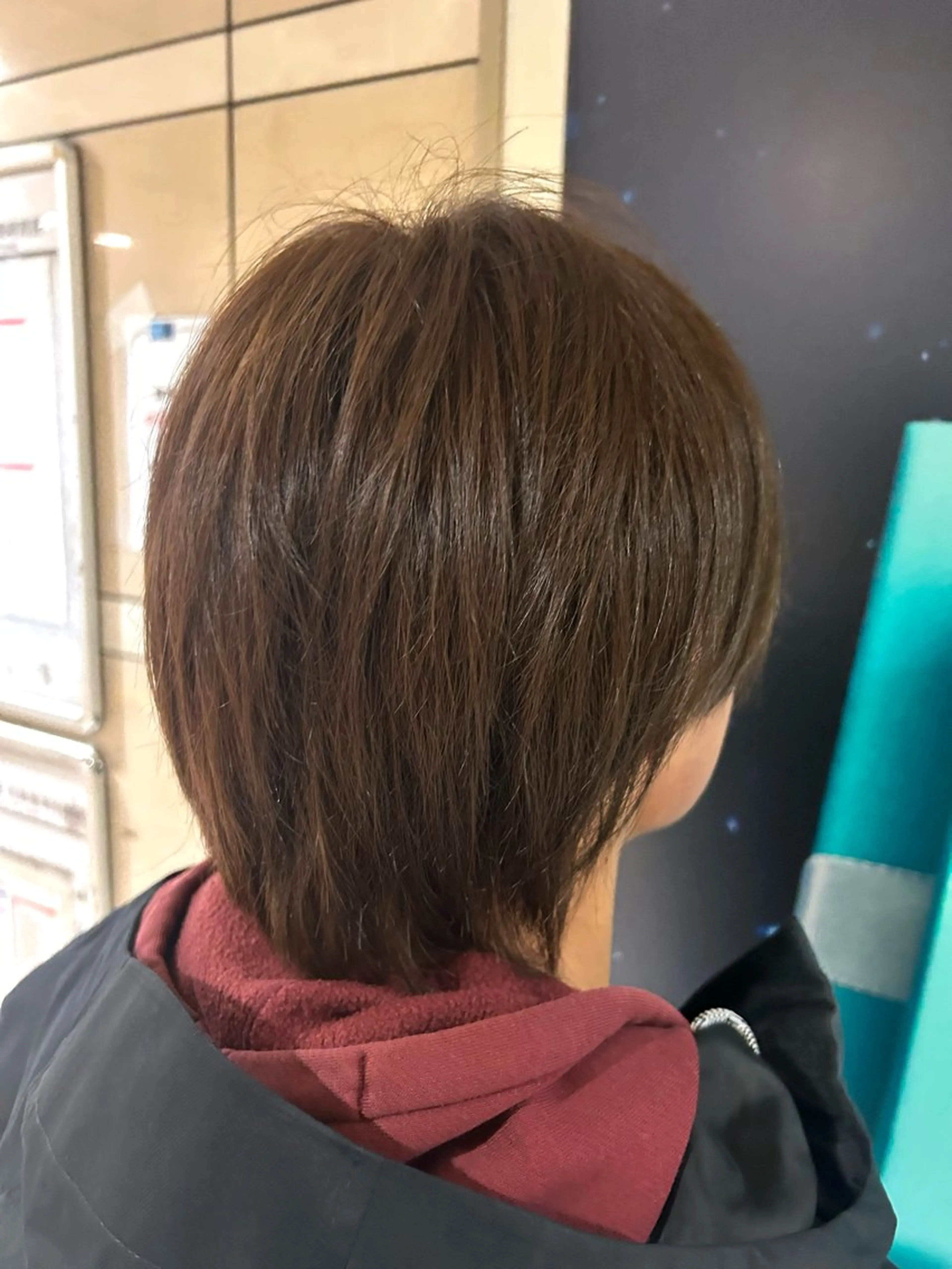 ショート カラー ブラウンカラー ヘアカラー トリートメント🈁 ✨️🍀ショーイのヘアスタイル