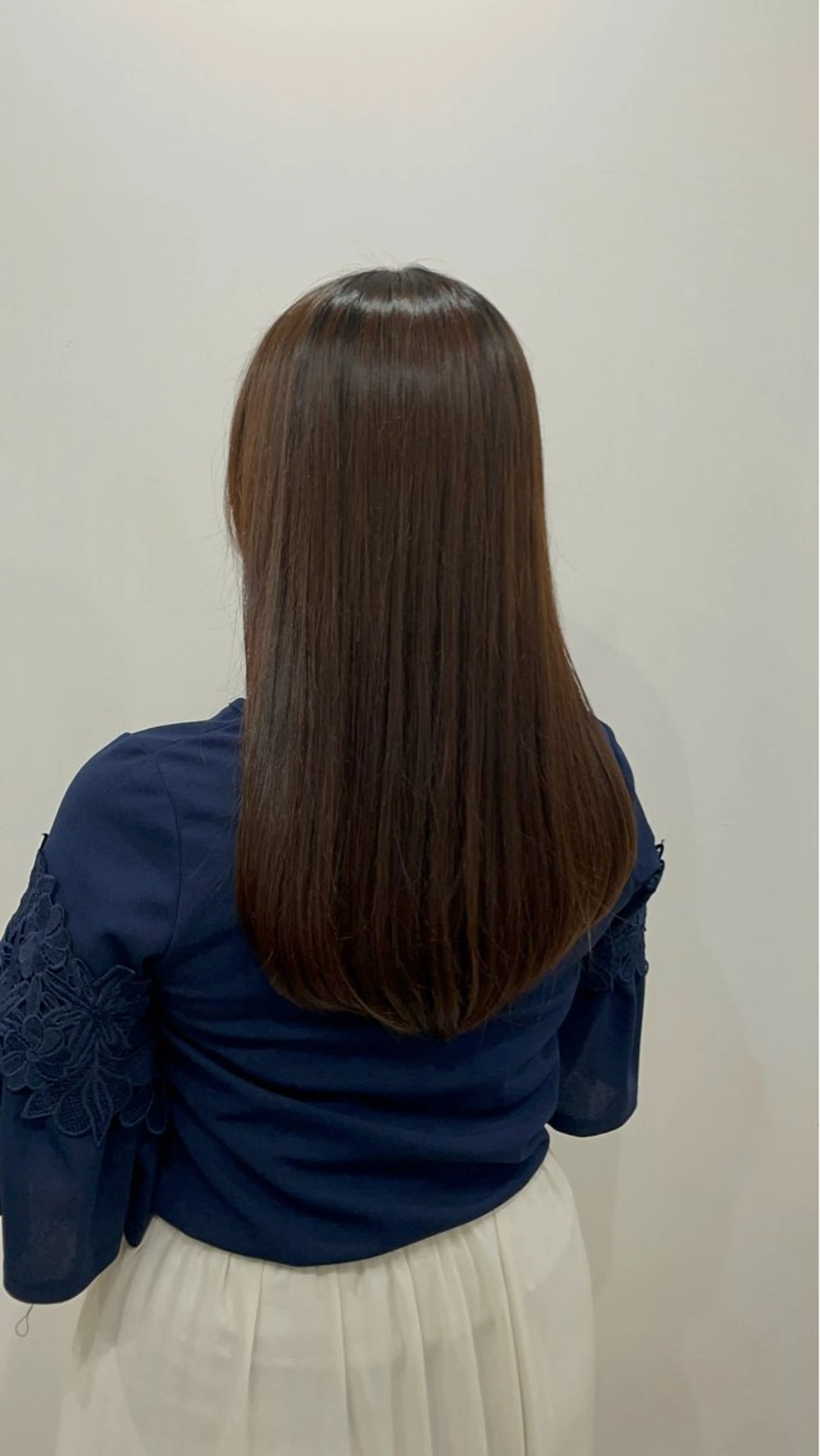 ロング カット トリートメント ニシザカ マナのヘアスタイル