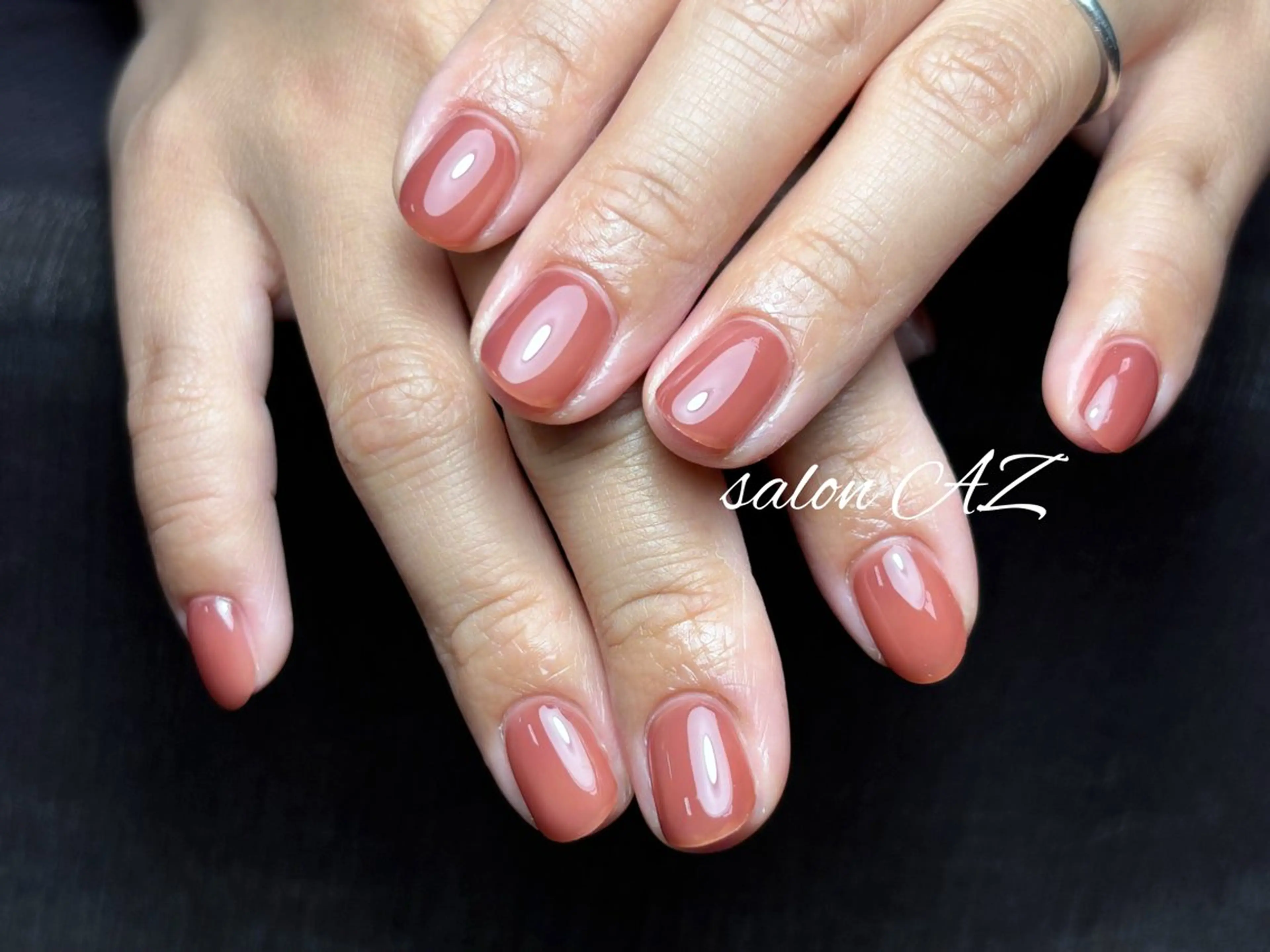 ネイル アートネイル 長さ出し フットネイル フレンチネイル ジェルネイル salon AZのネイルデザイン