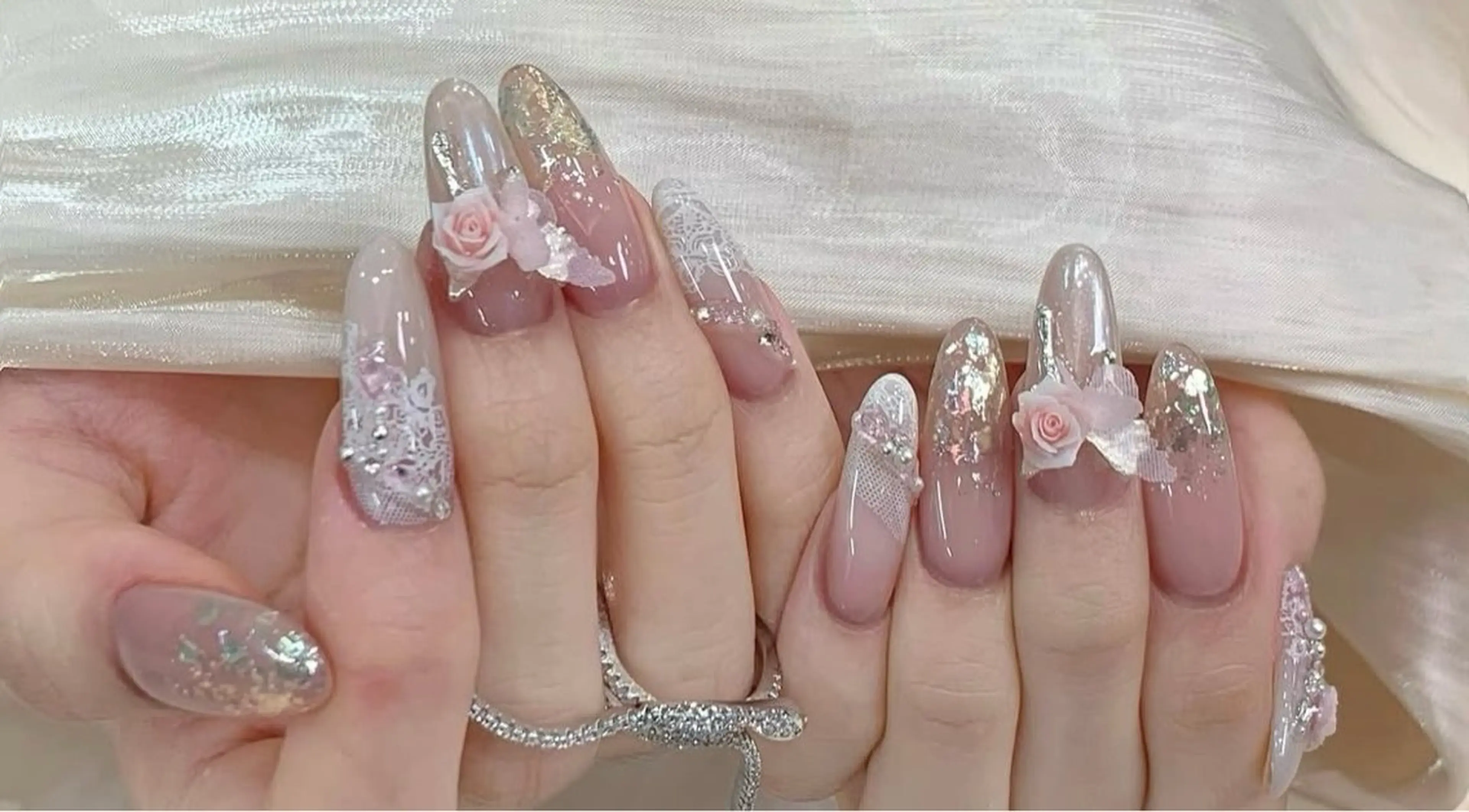 ネイル オーロラネイル チークネイル フットネイル フレンチネイル ジェルネイル NEW NAIL💞 yukiのネイルデザイン