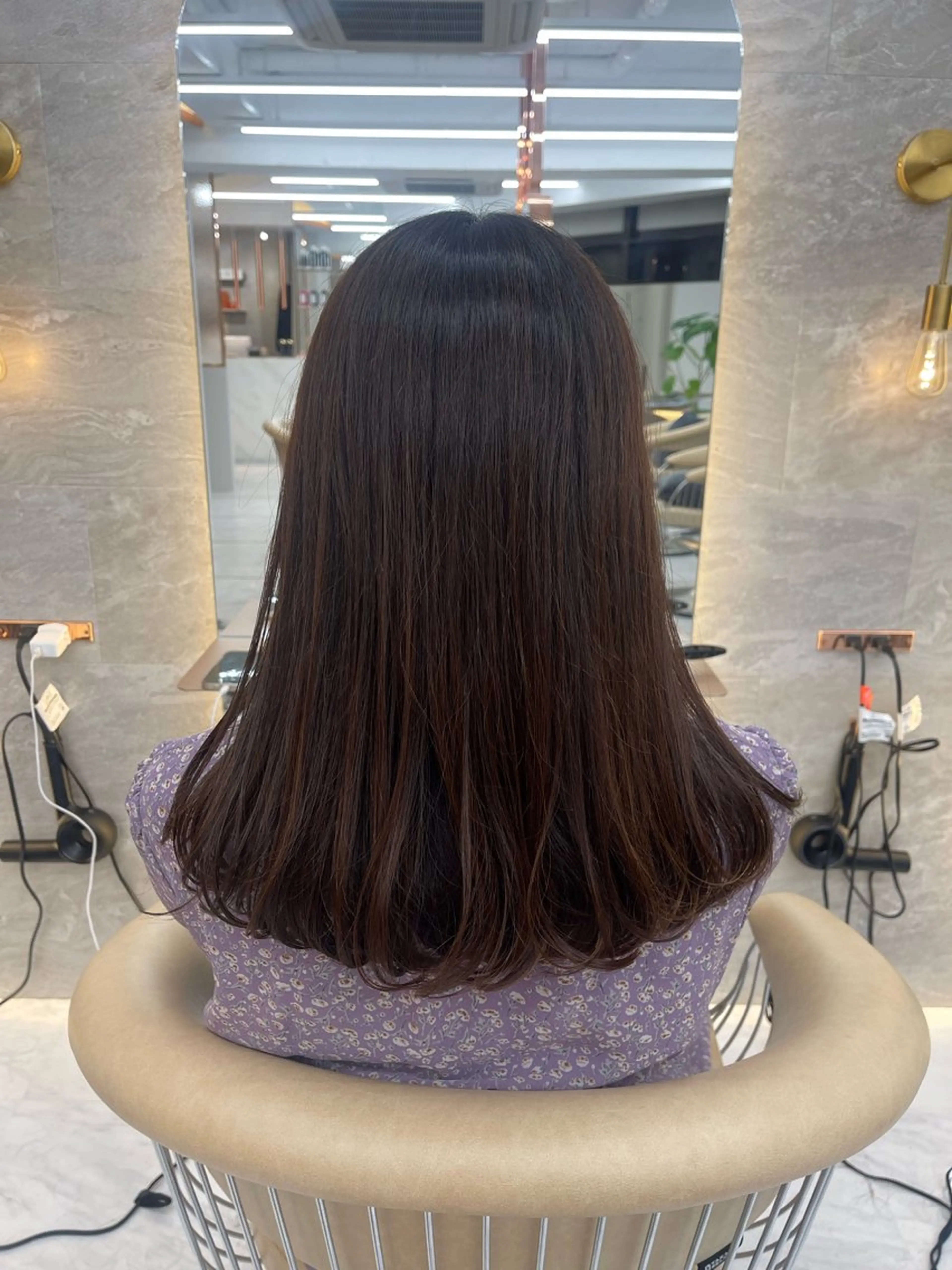 セミロング 池袋/ボブ/ボブ矯正 髪質改善/山本のヘアスタイル