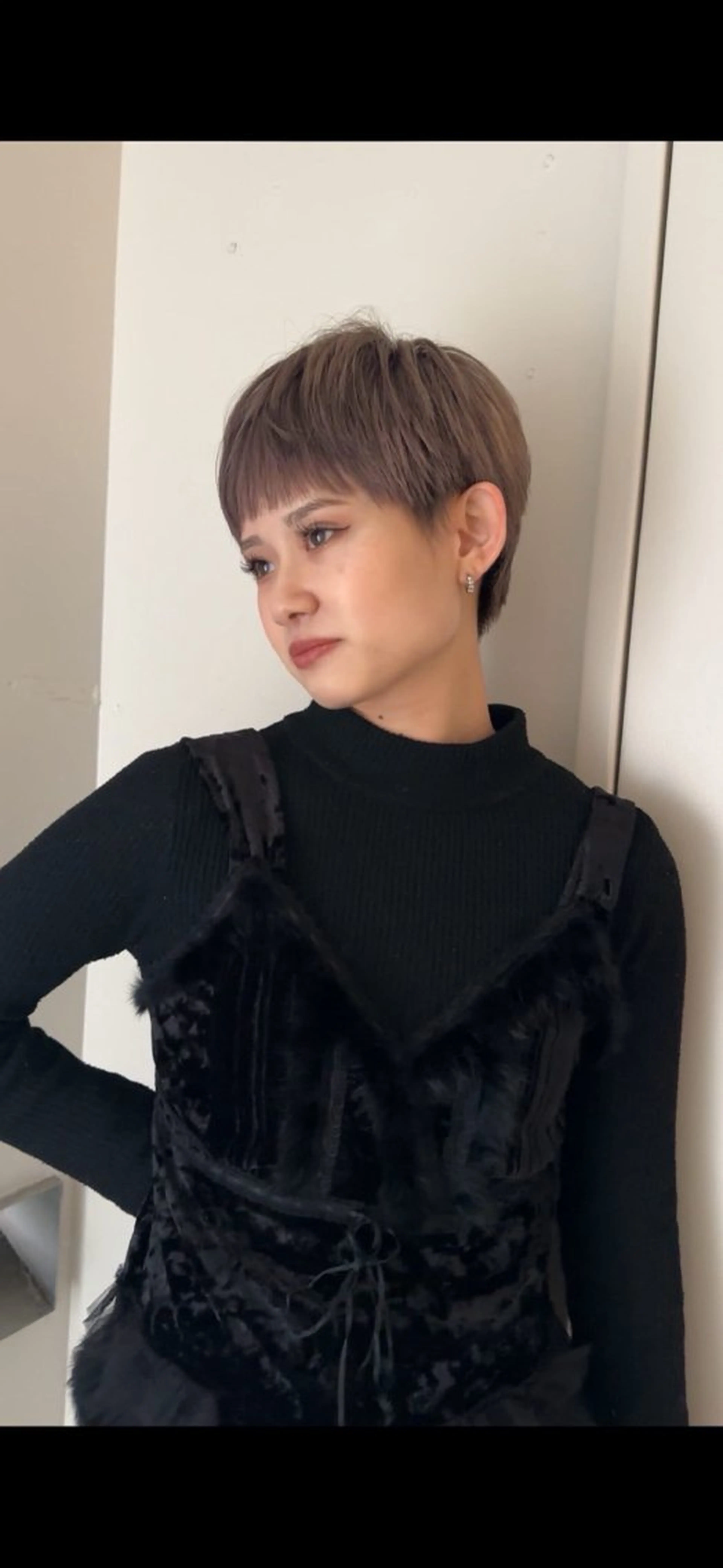 ショート ベリーショート ショートヘア レイヤーカット 西宮北口/みなみのヘアスタイル