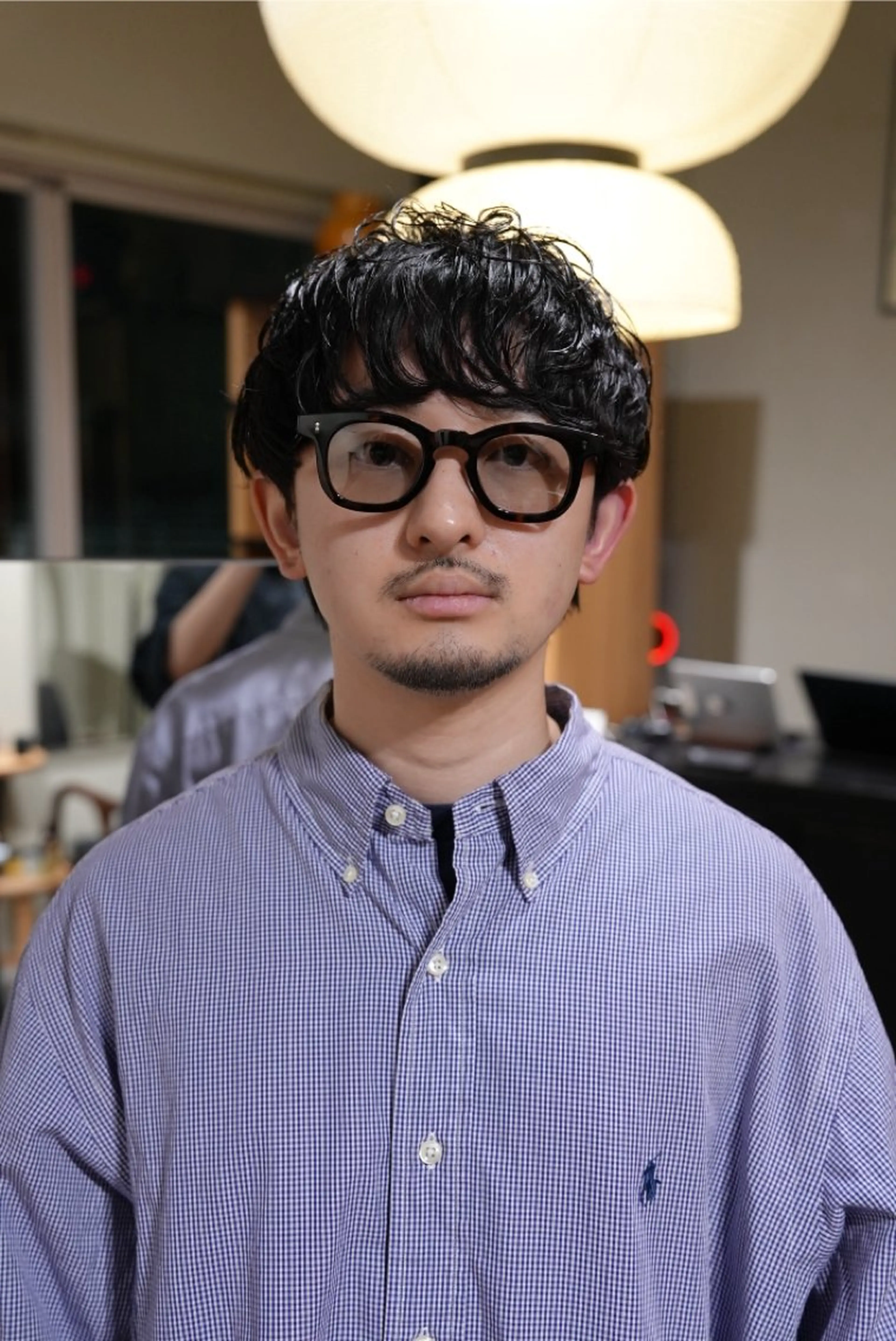 メンズ カット パーマ メンズパーマ いしだ りょうのヘアスタイル