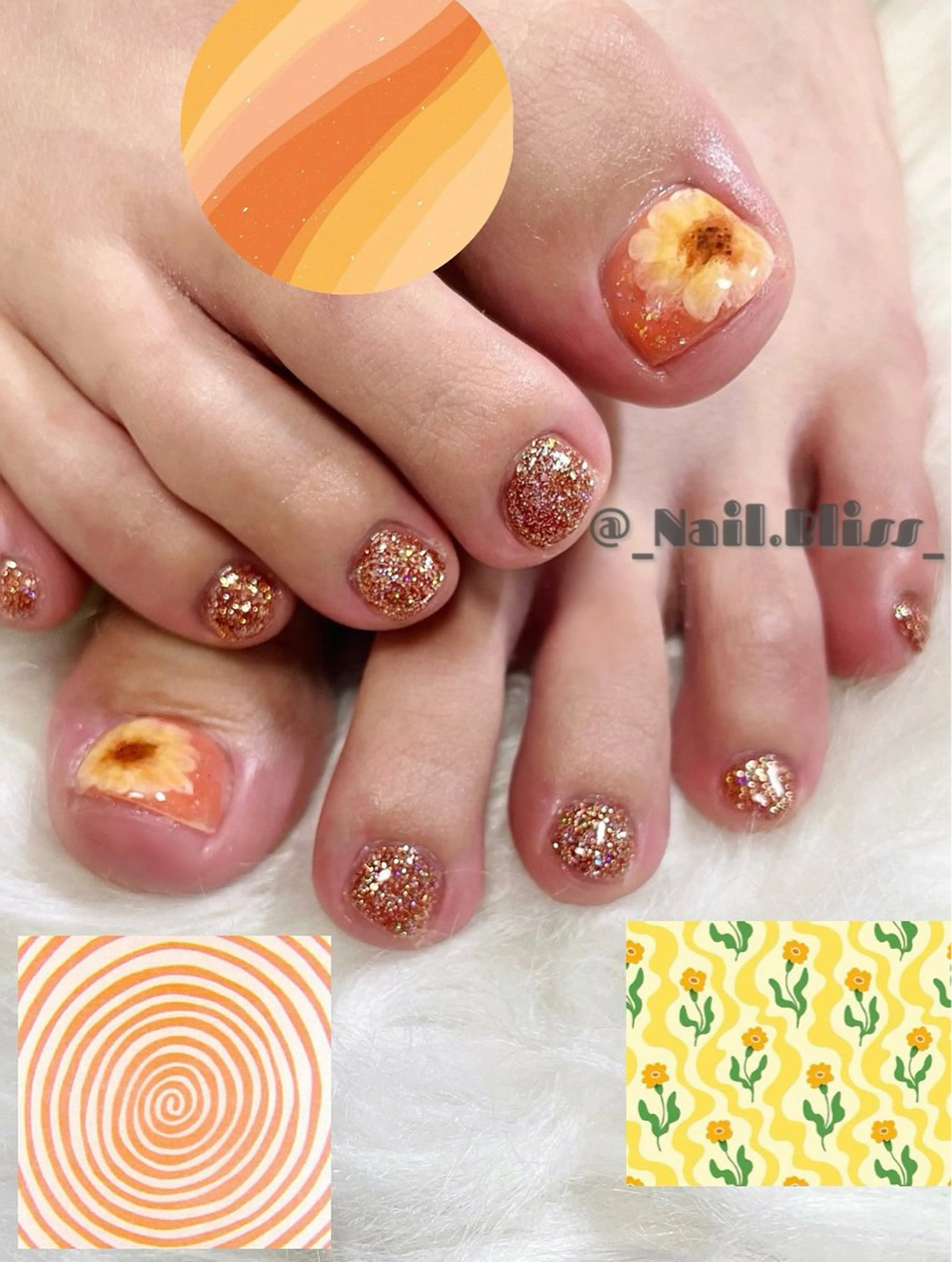 ネイル フットネイル ハンドネイル NAIL BLISSのネイルデザイン