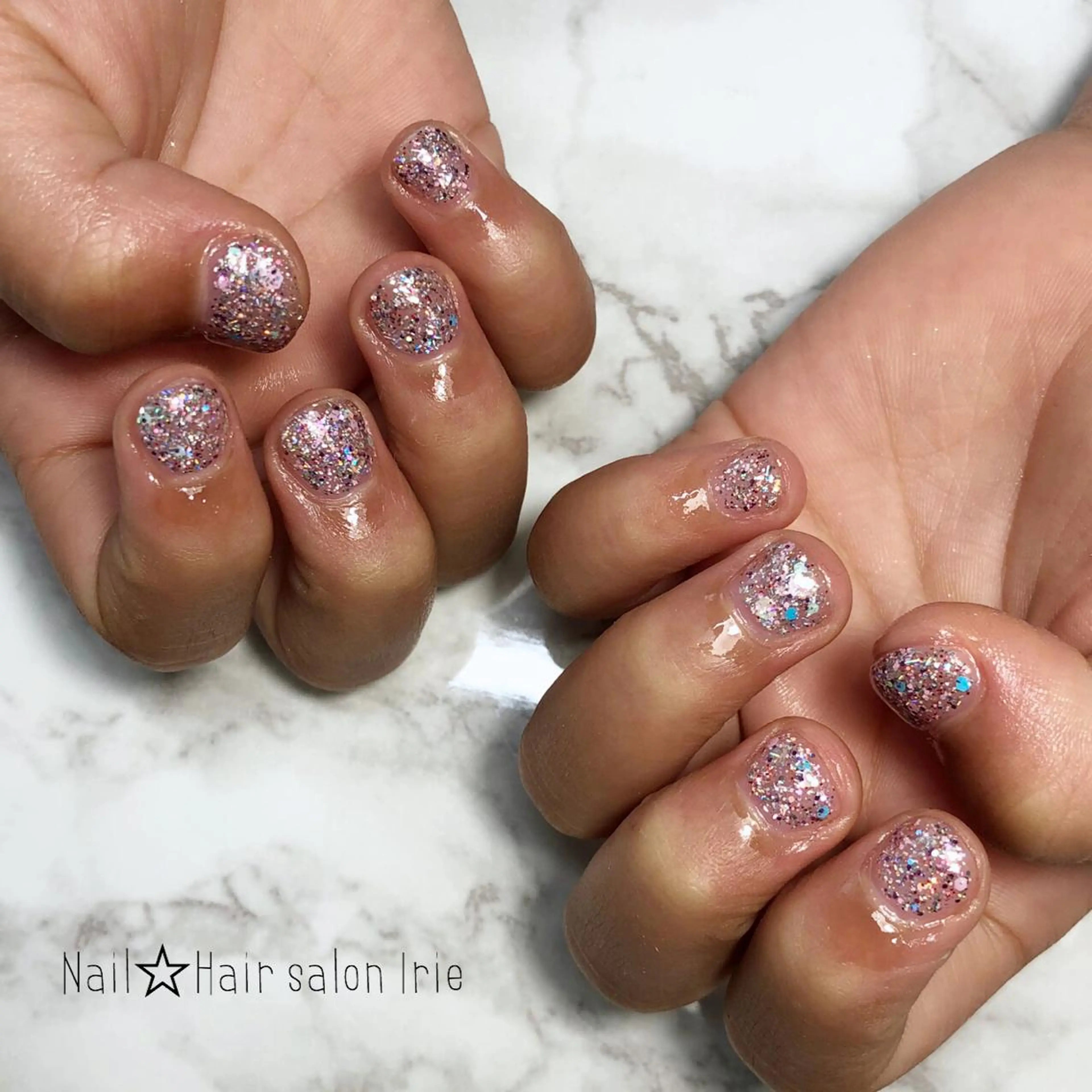 ネイル ハンドネイル ハンドケア Hair salon Irie所属・與儀 知佳のネイルデザイン