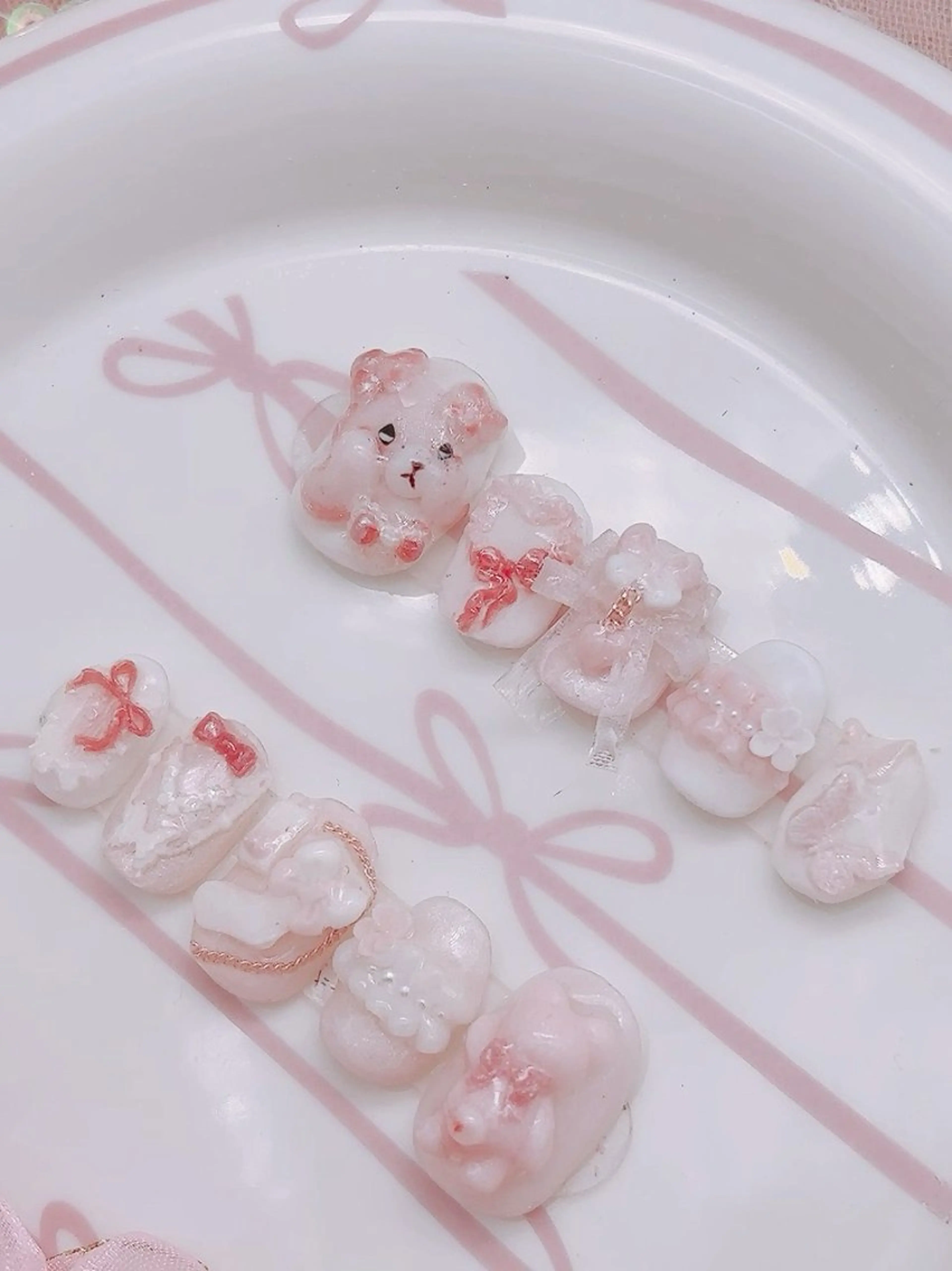 ネイルチップ制作カウンセリングの写真