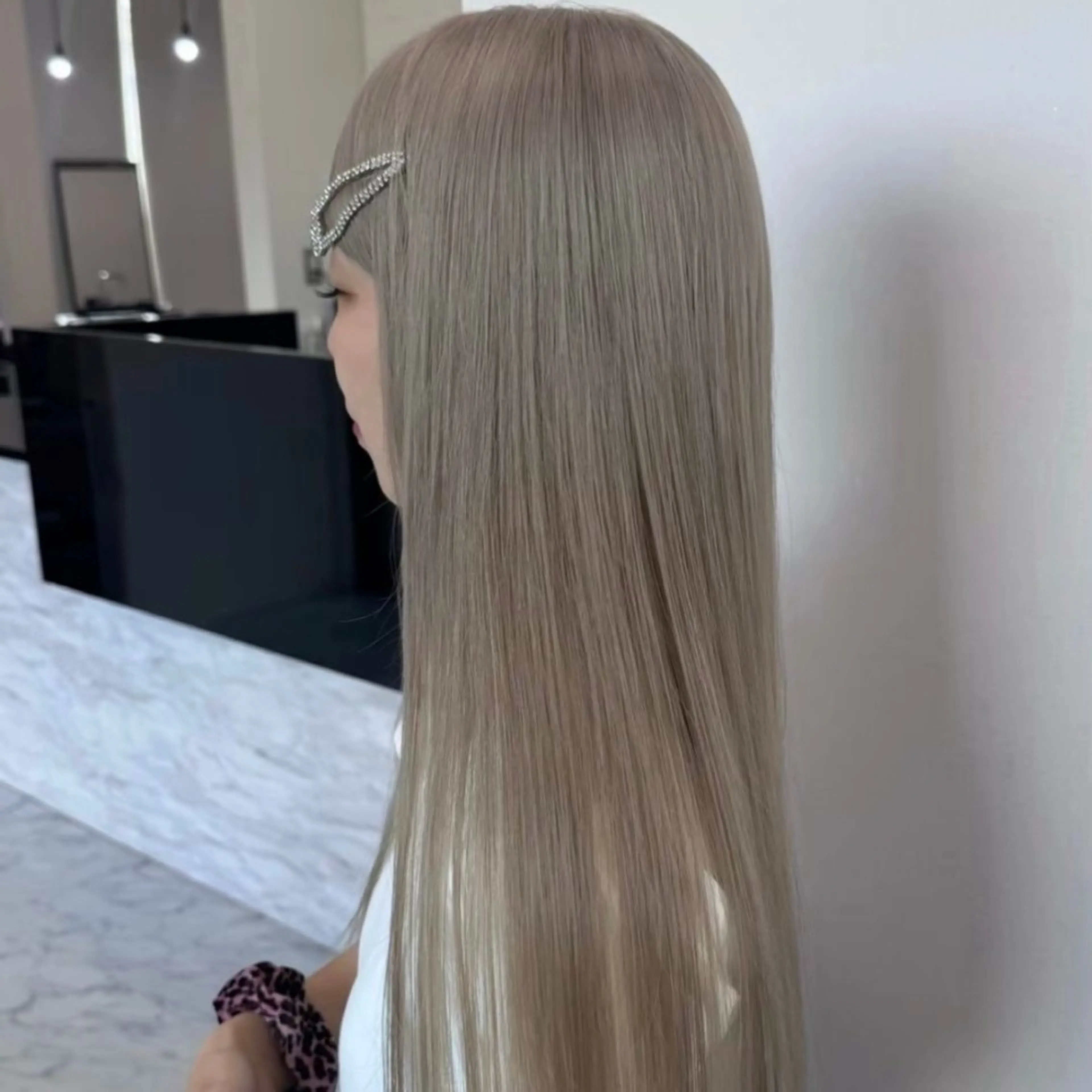 ロング カラー ヘアカラー ハイトーン/複雑履歴 名古屋/FUTOのヘアスタイル