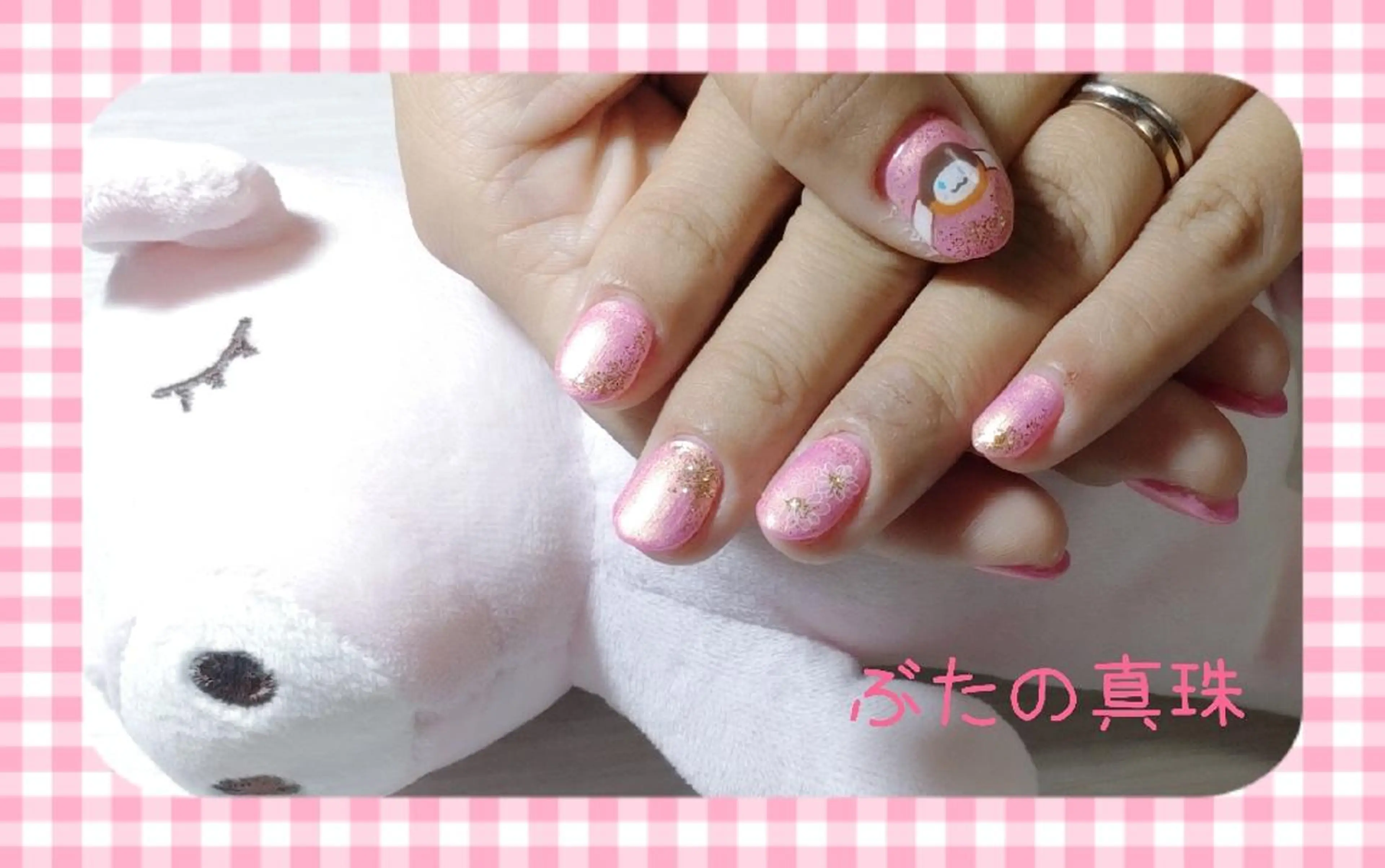 パーマ ハンドネイル 林 珠里のネイルデザイン