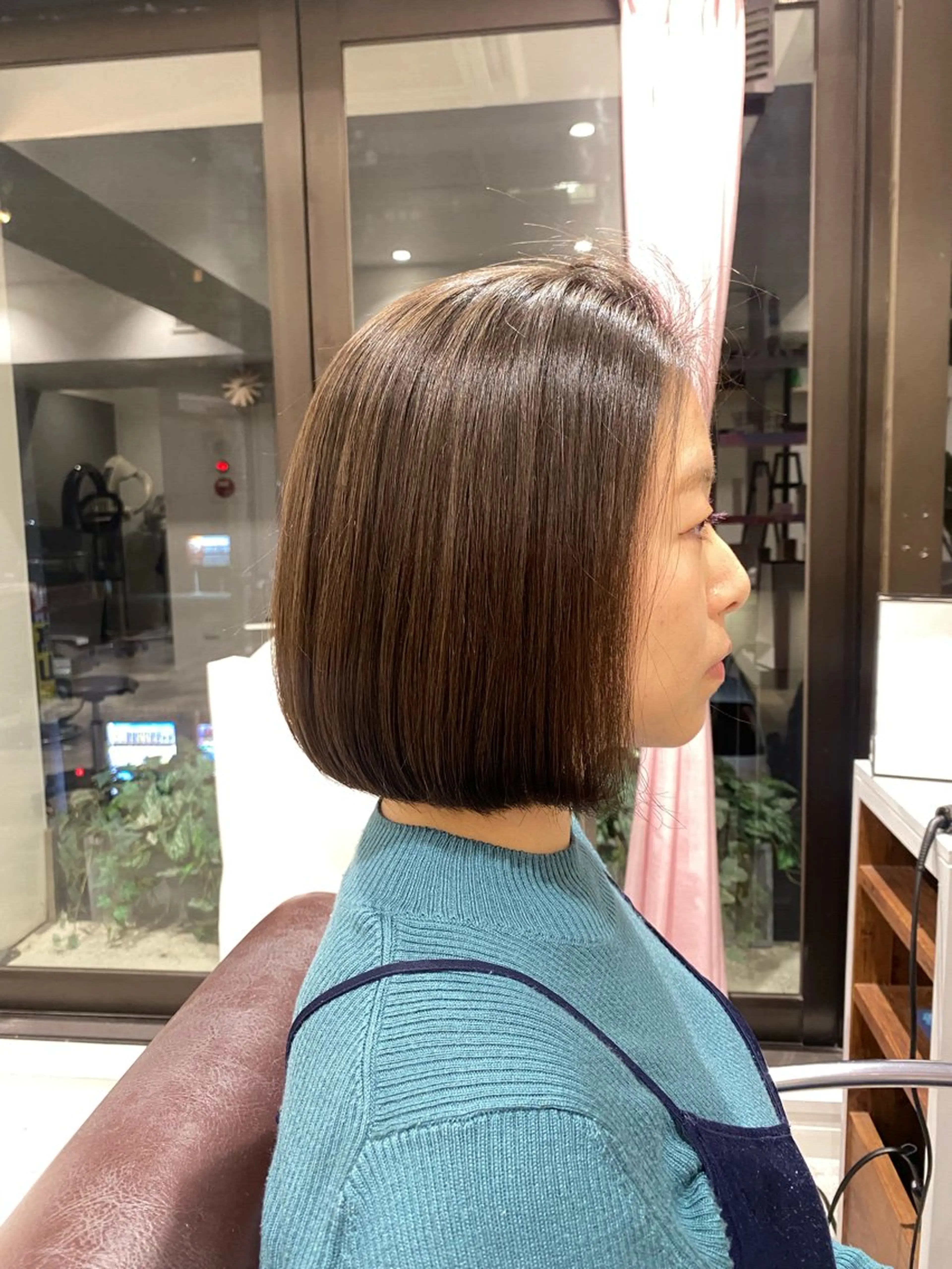 ミディアム カット ゅぃ /韓国風/顔周りのヘアスタイル