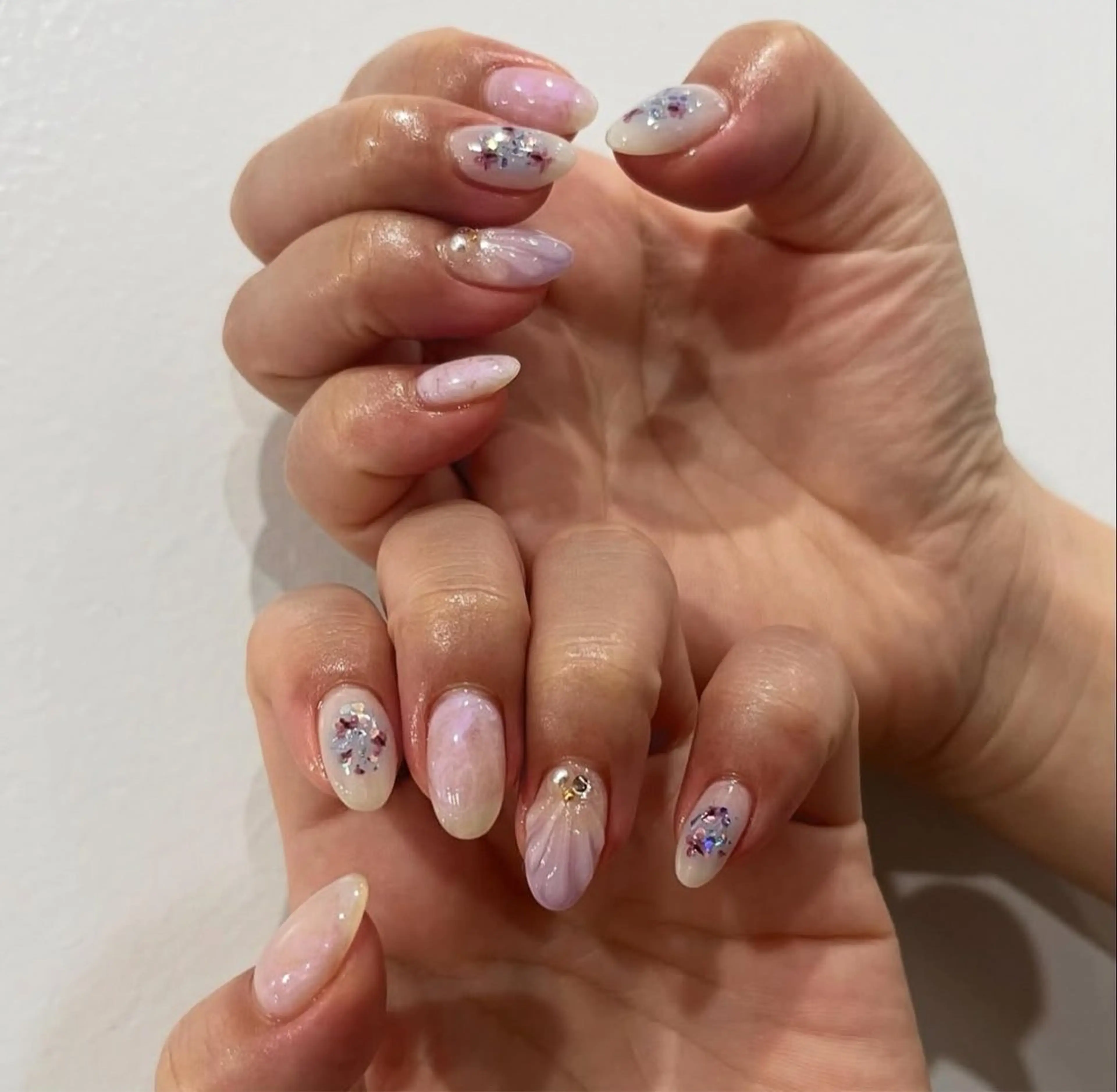 ネイル 𝓨𝓾𝓴𝓲 🫧🌷のネイルデザイン