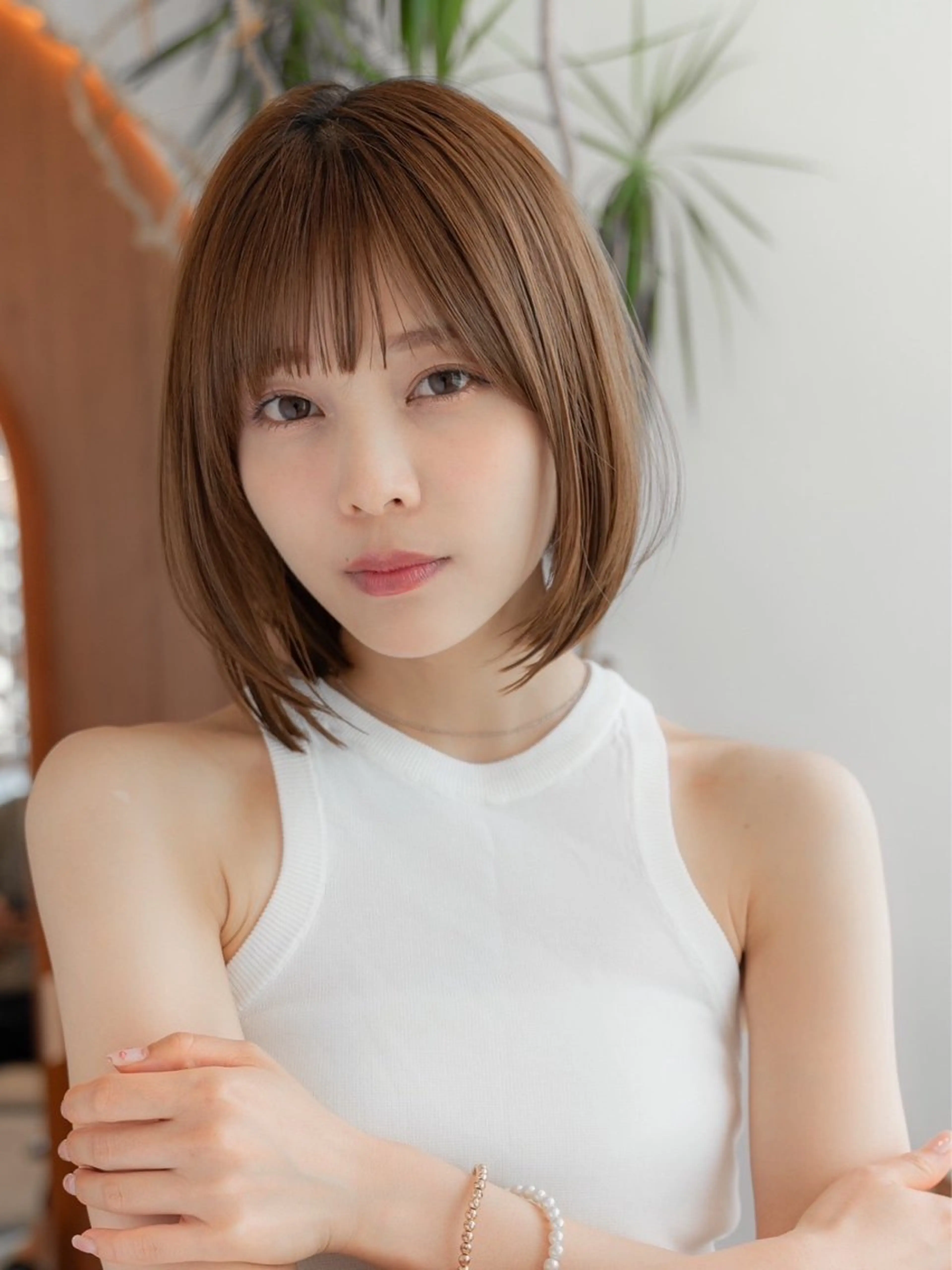 ショート カラー 渋谷ボブ/レイヤー ボブ田中航平のヘアスタイル