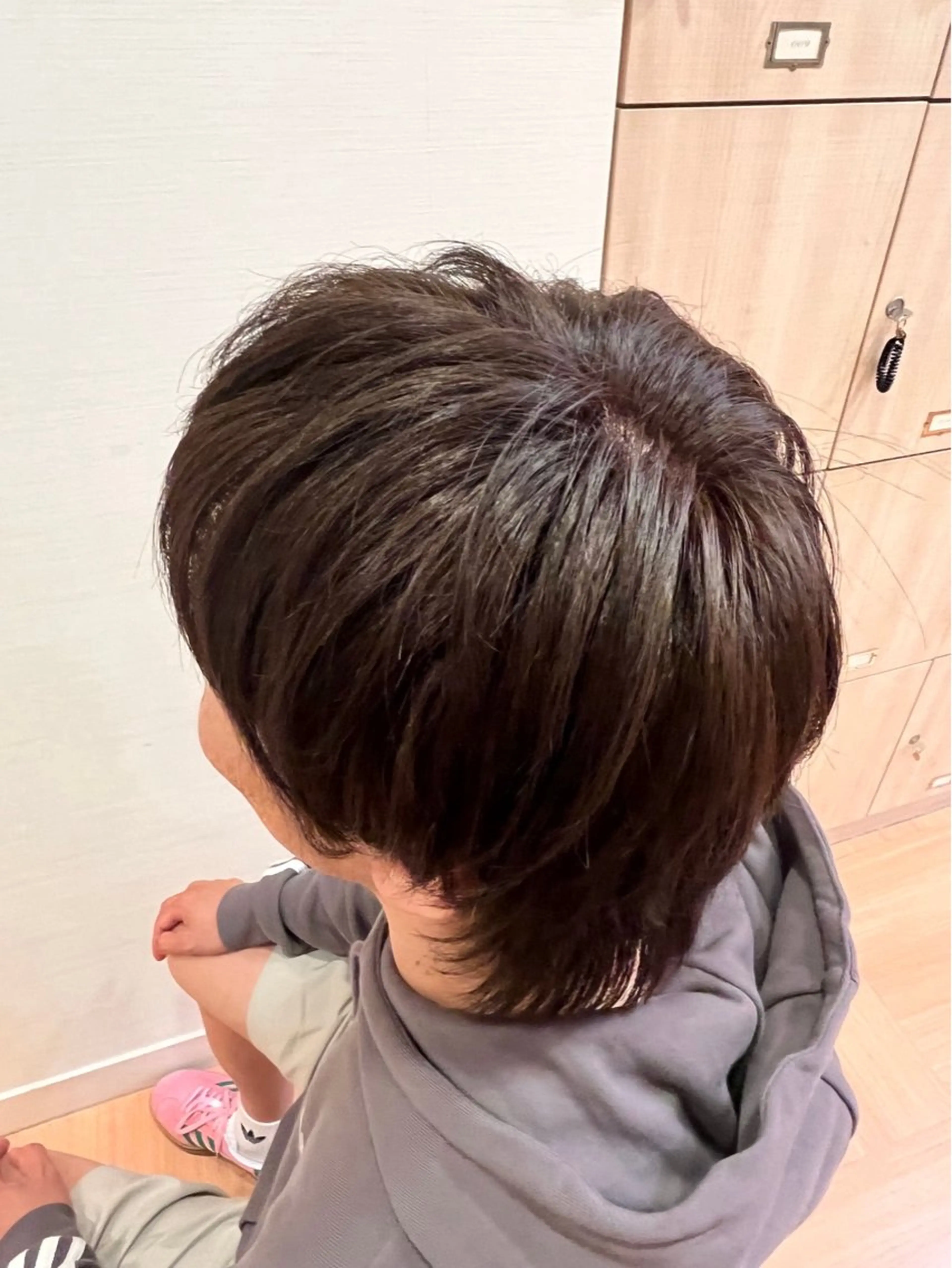 ショート カラー ウルフカット Ha naのヘアスタイル